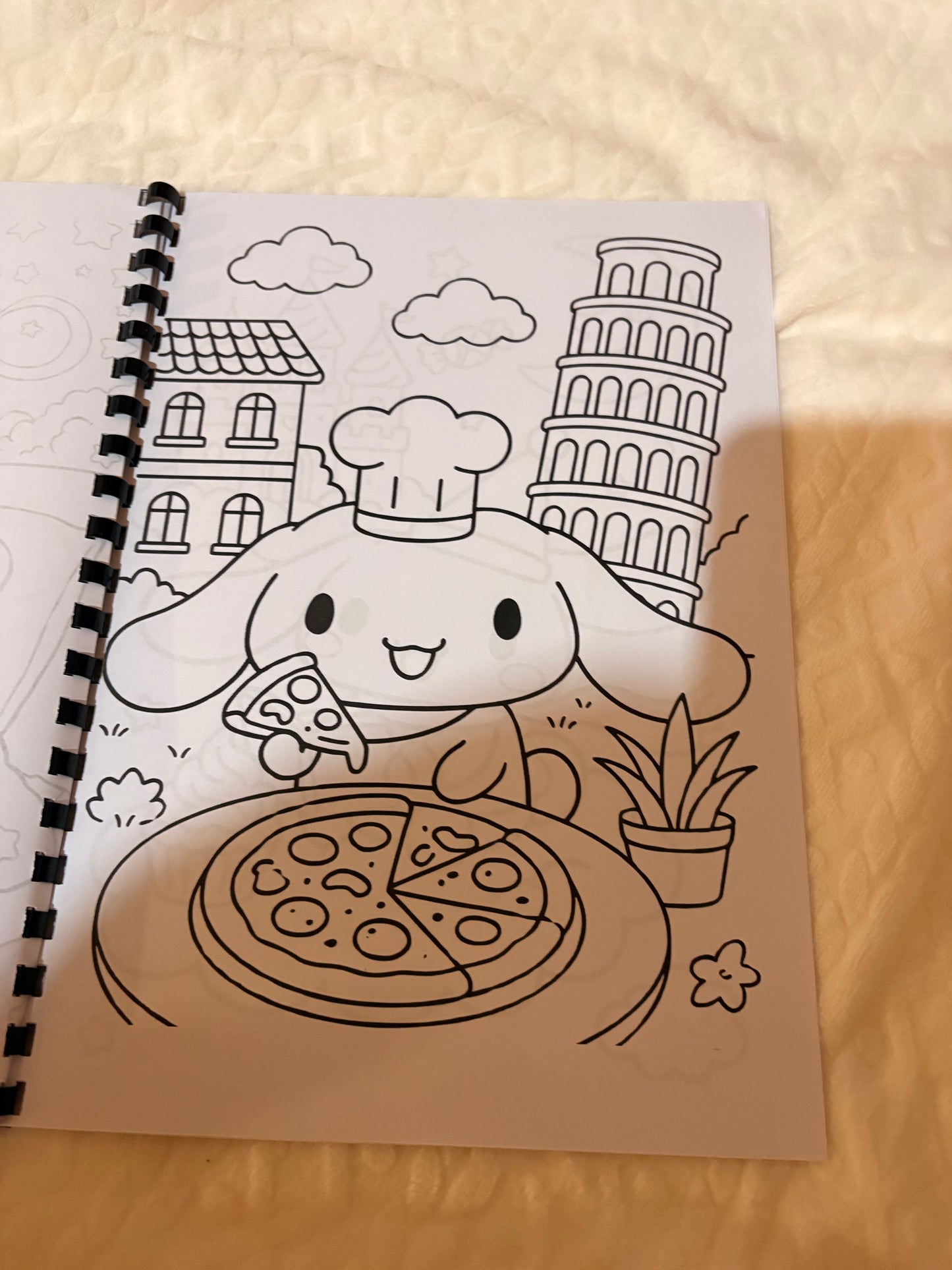 Cinnamoroll Colouring Book | Cute Kawaii Style | A4 Activity Book