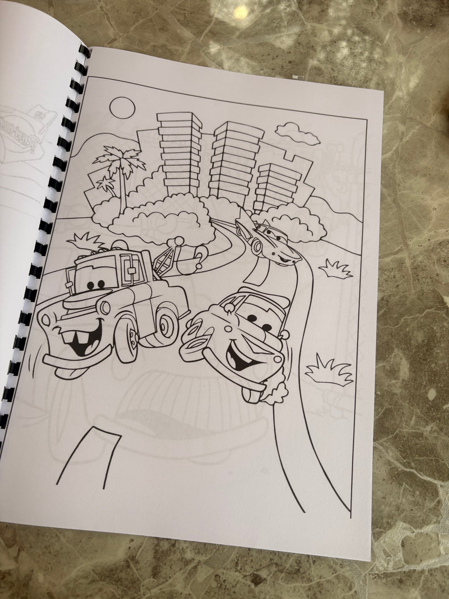 Cars Inspired Colouring Book 🚗