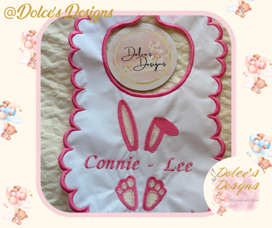 Cute Easter Handmade Bib
