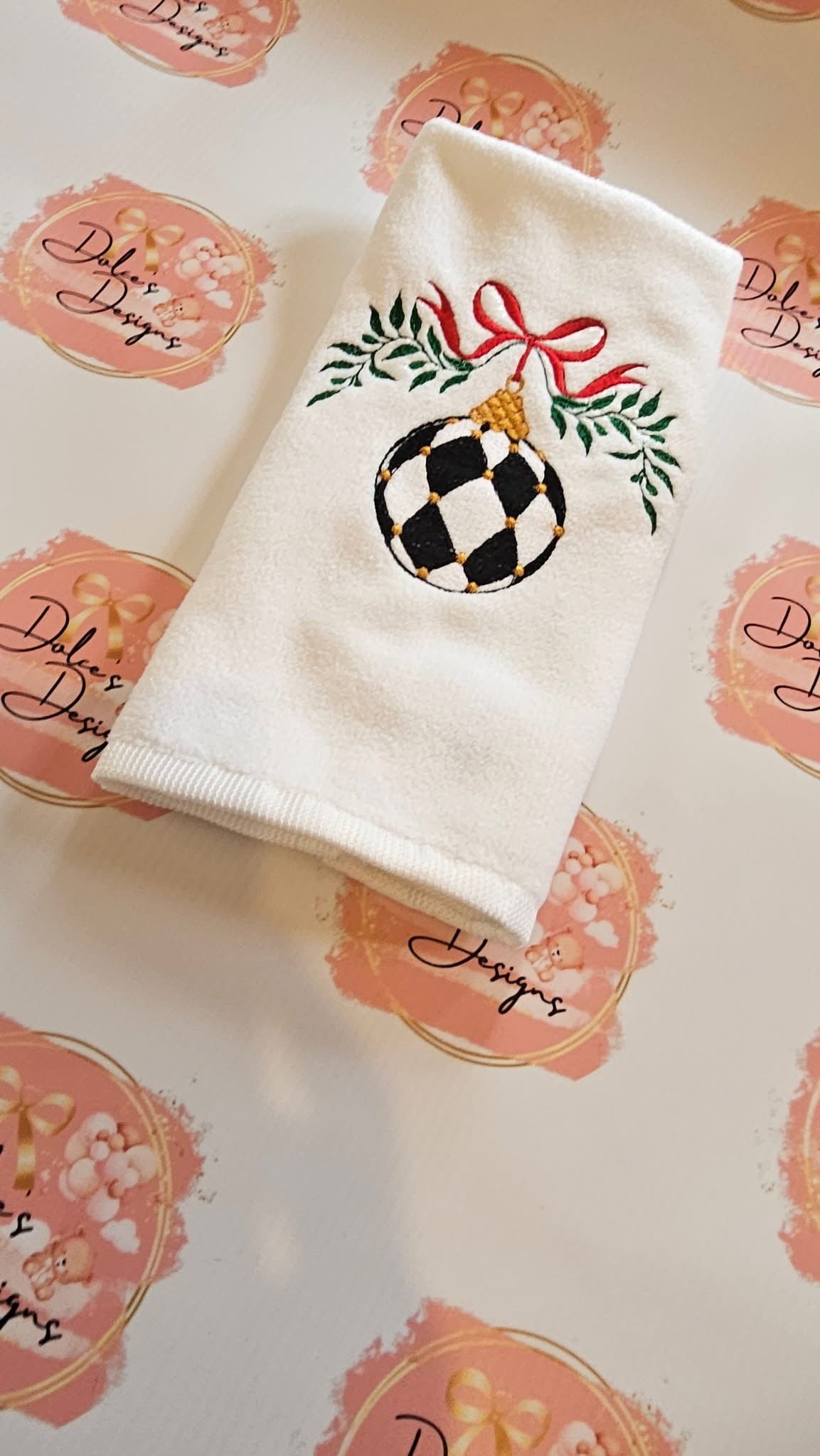 Mackenzie Childs Bauble Tea Towel