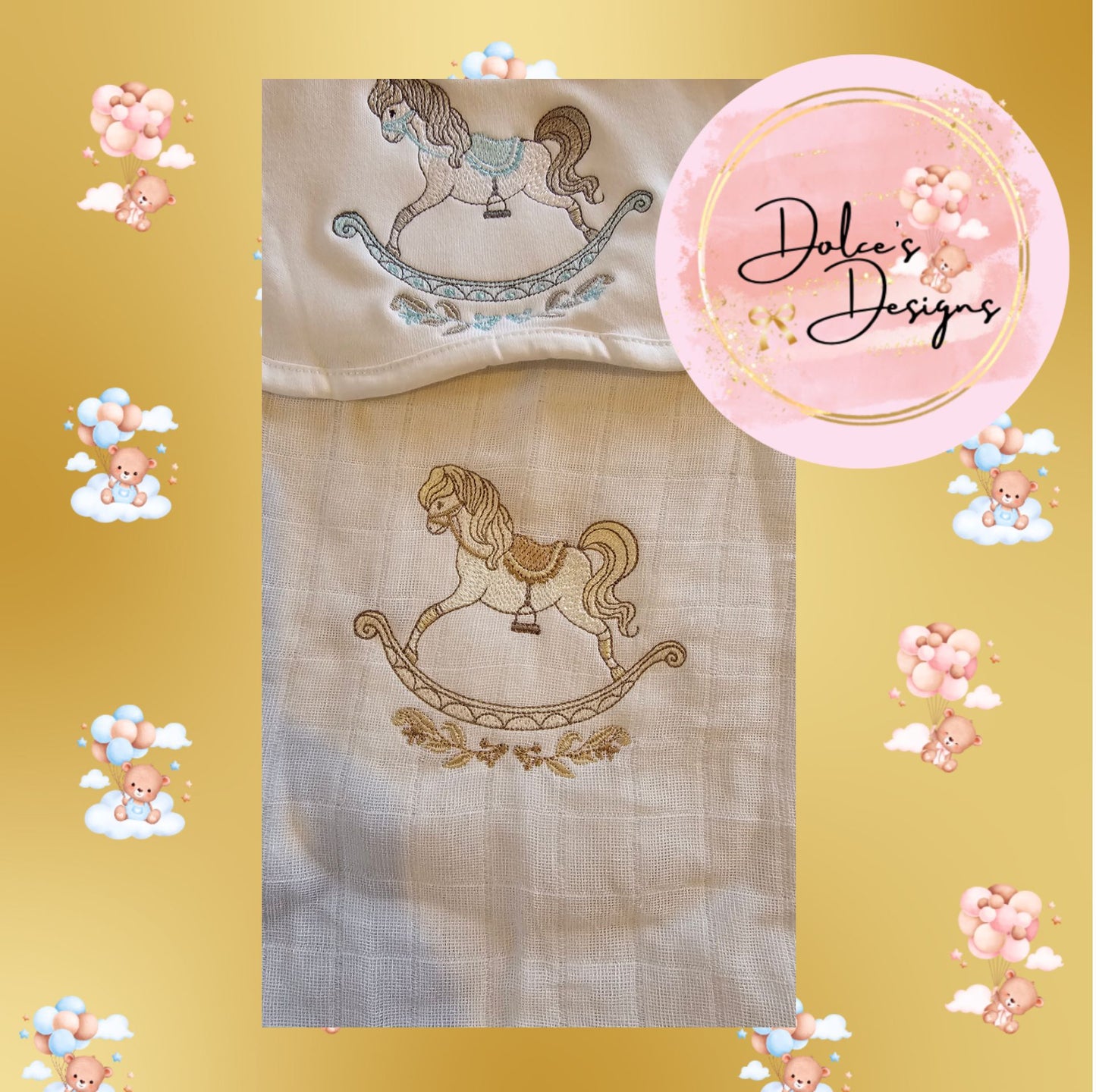 Classic Rocking Horse Muslin