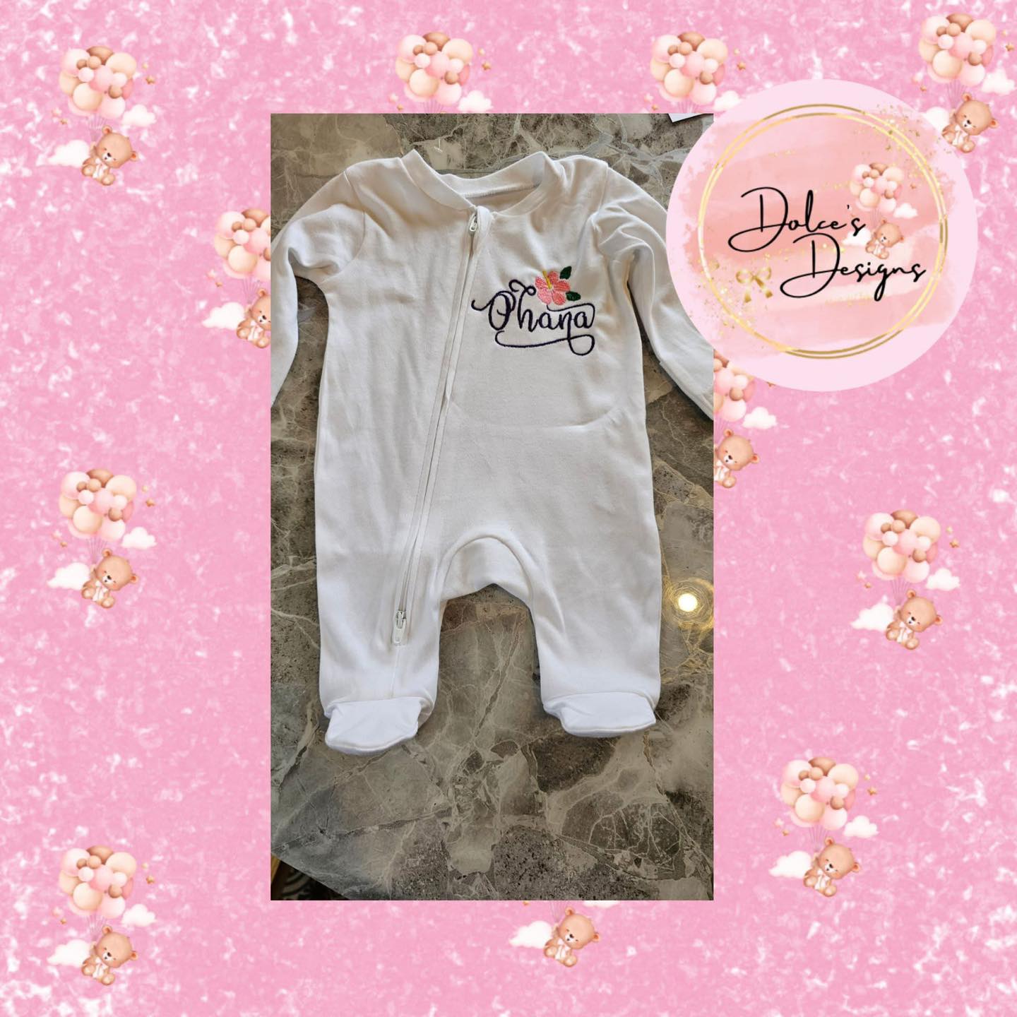 Ohana Babygrow IN STOCK/READY TO POST