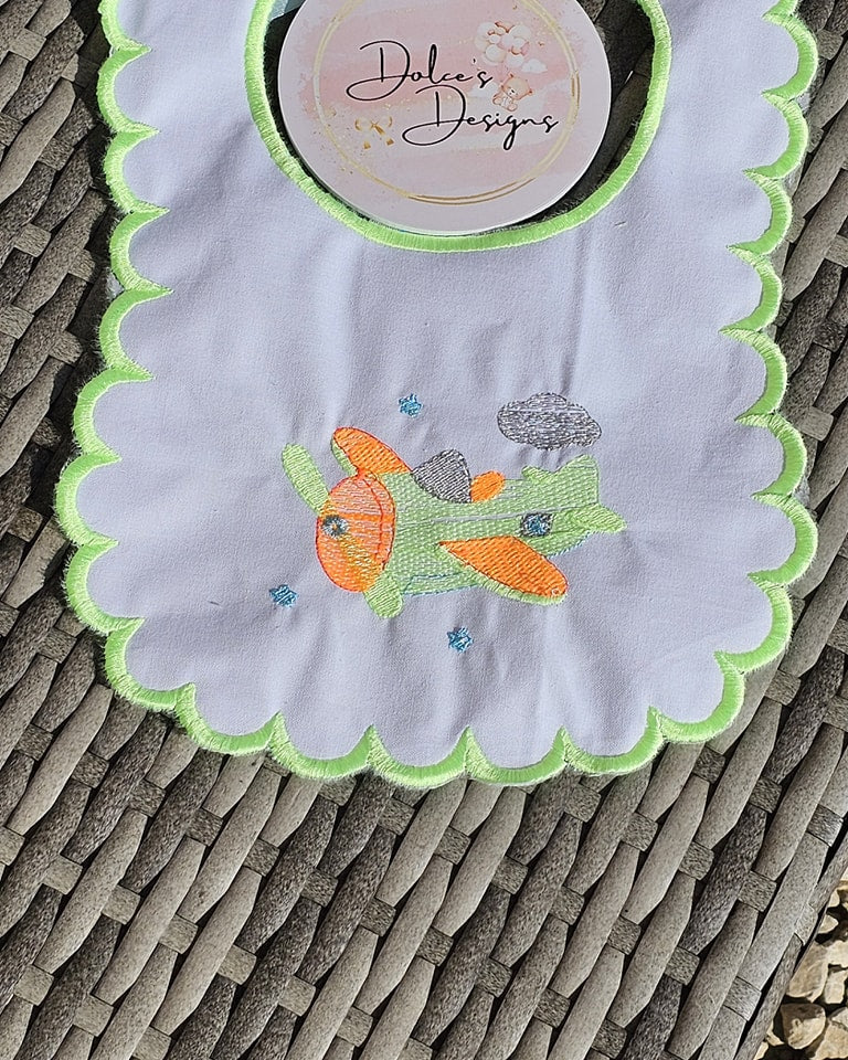 Neon Aeroplane Bib