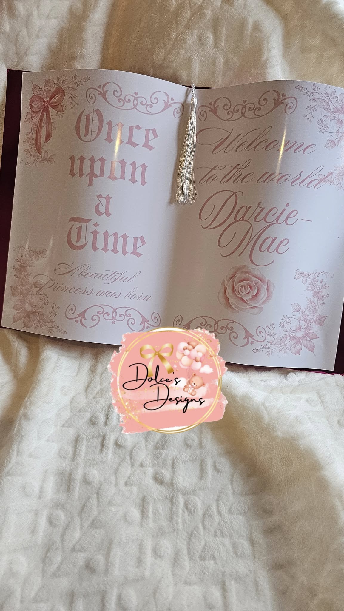 Once Upon A Time Birth announcement