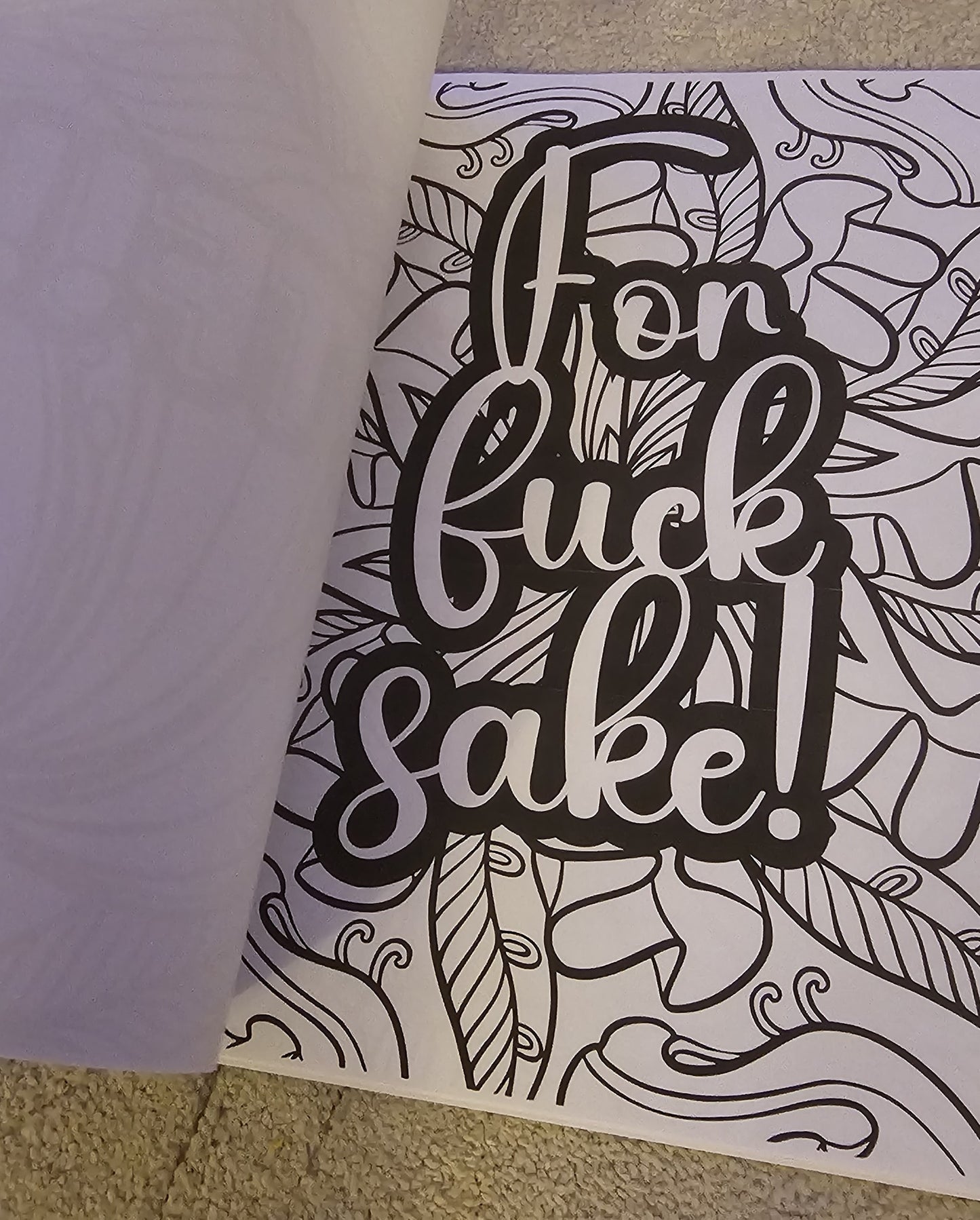 Swearing Colouring Book