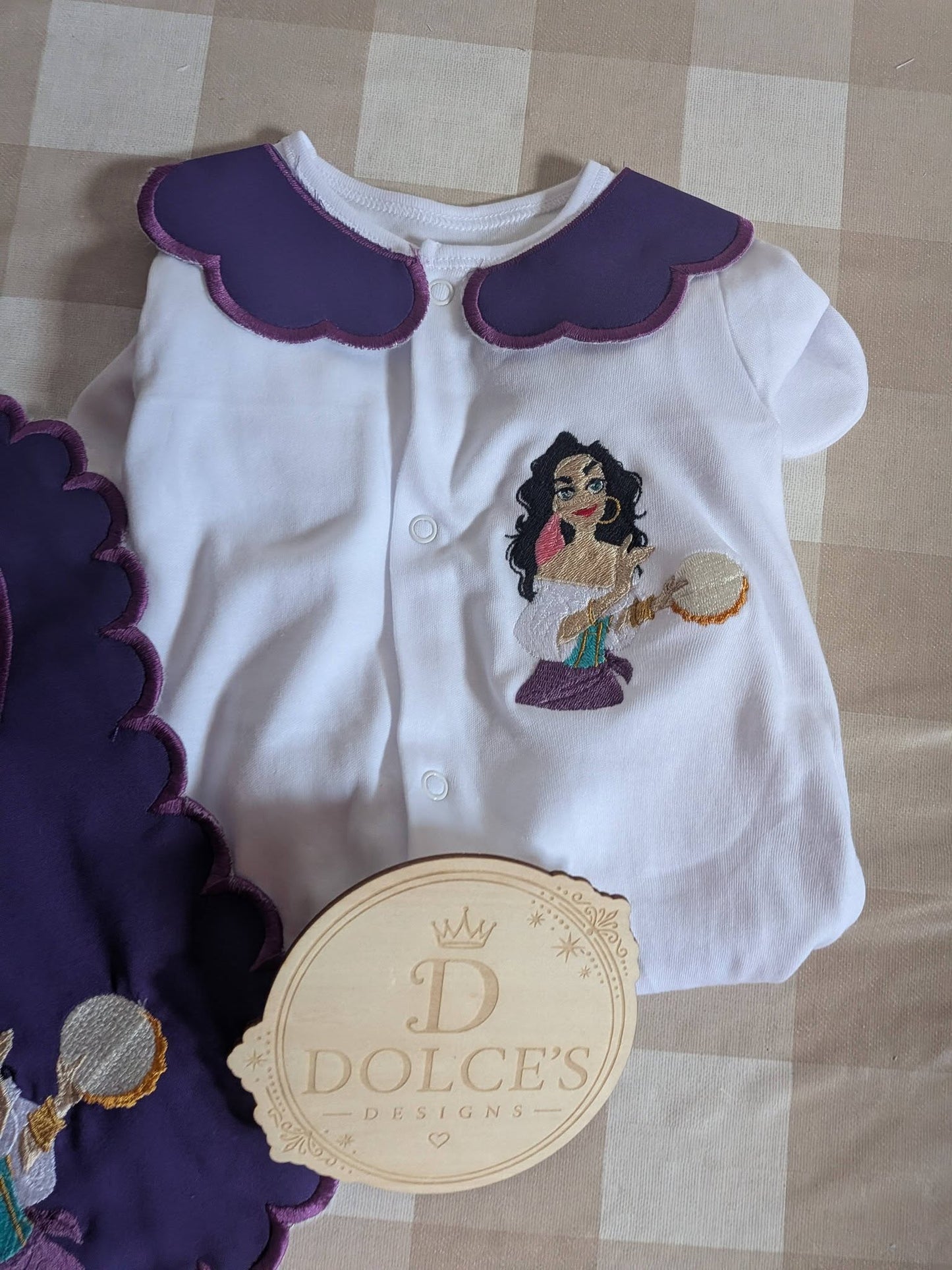 Personalised Esmeralda Inspired Baby Set