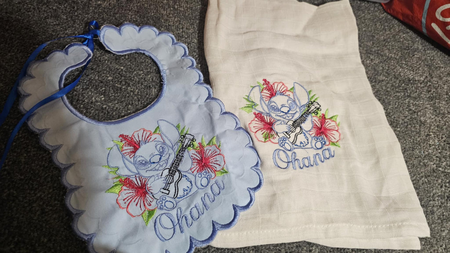 Stitch Bib & Muslin IN STOCK/READY TO POST
