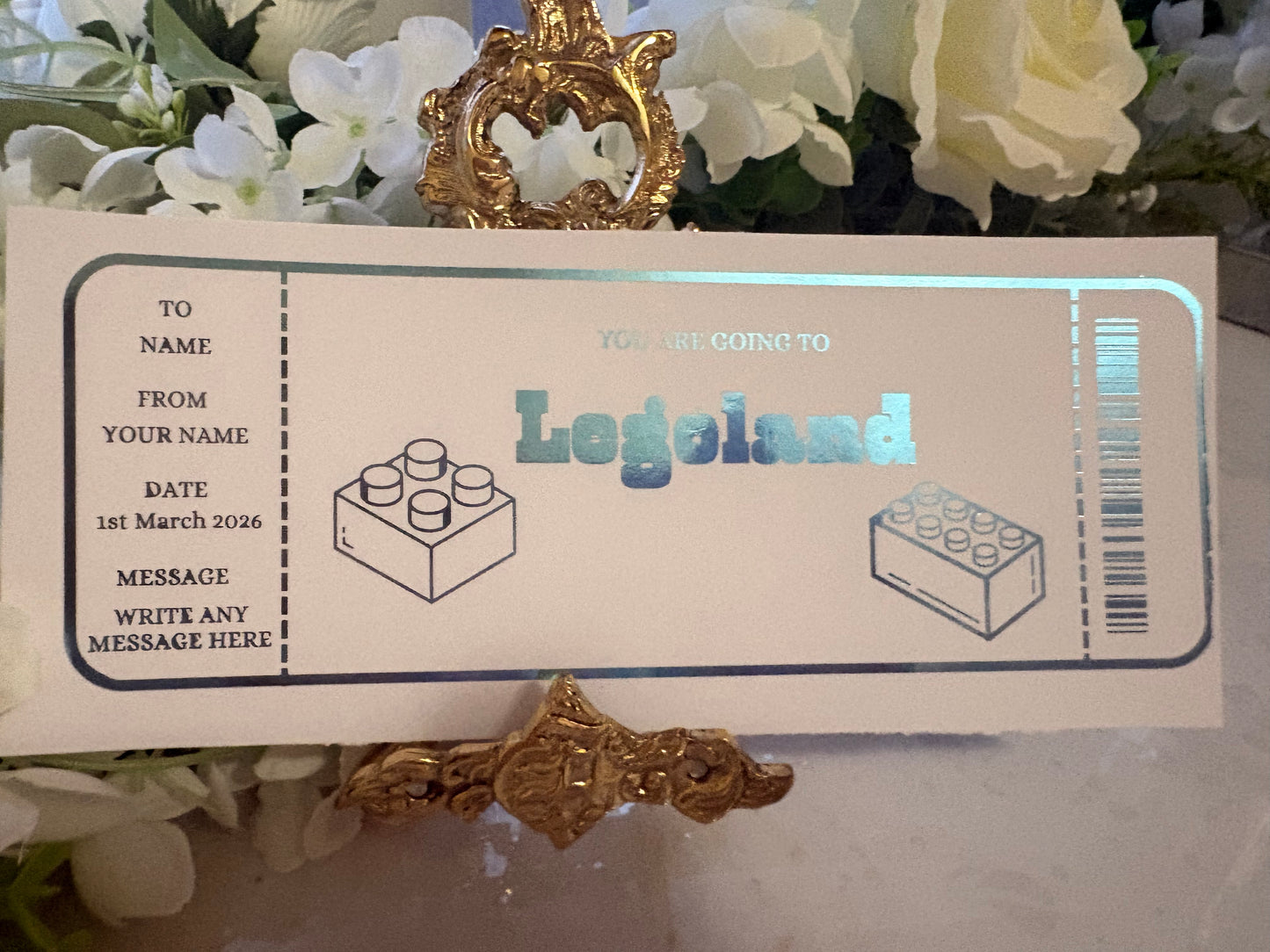 Personalised Days Out Foil Ticket