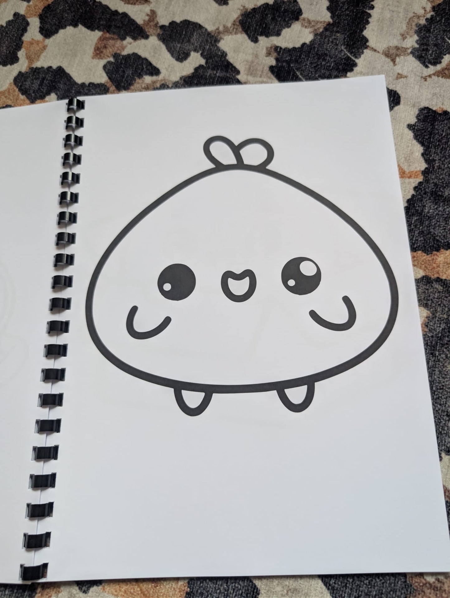 Dumpling Colouring Book – Cute Food Colouring Book for Kids & Adults