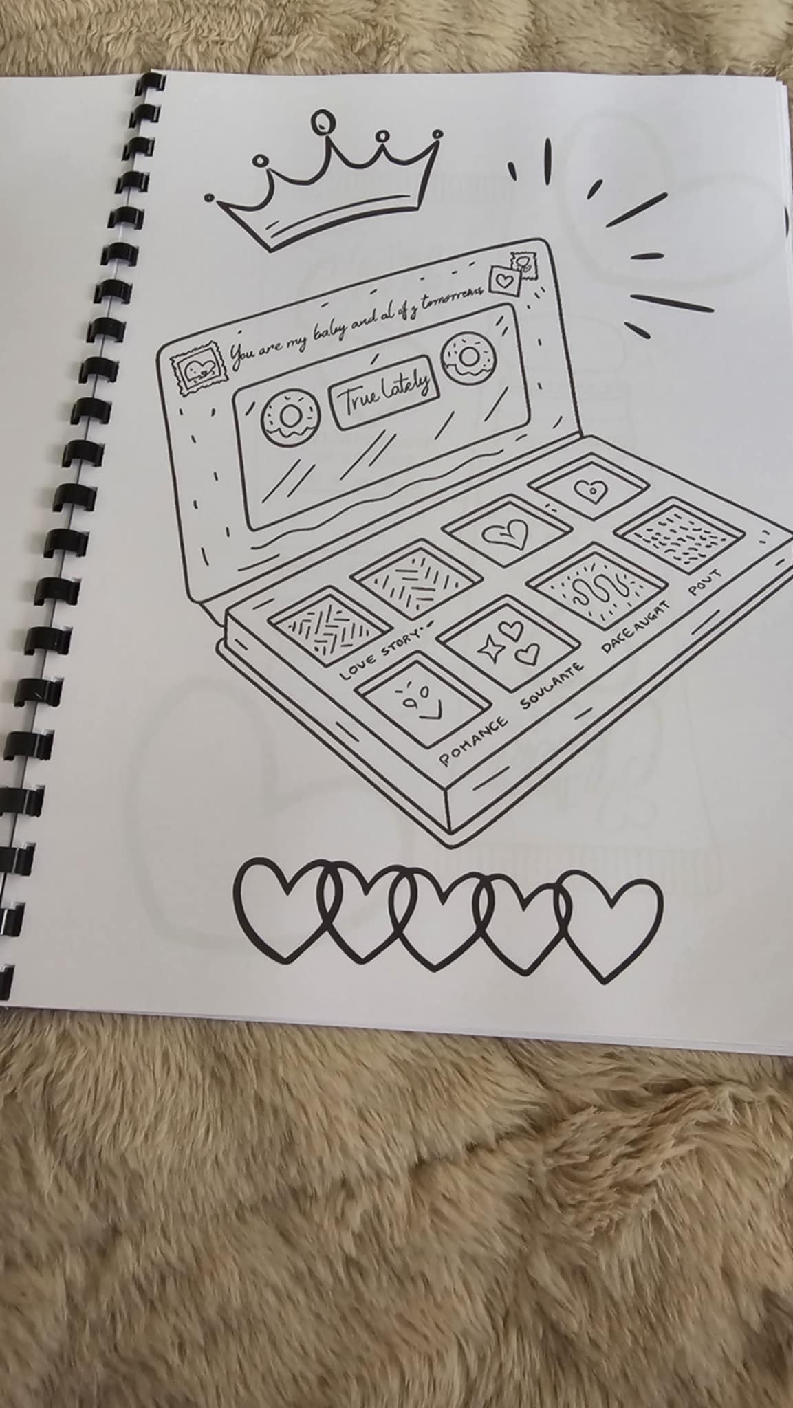 Juicy Drip P Louise Colouring book