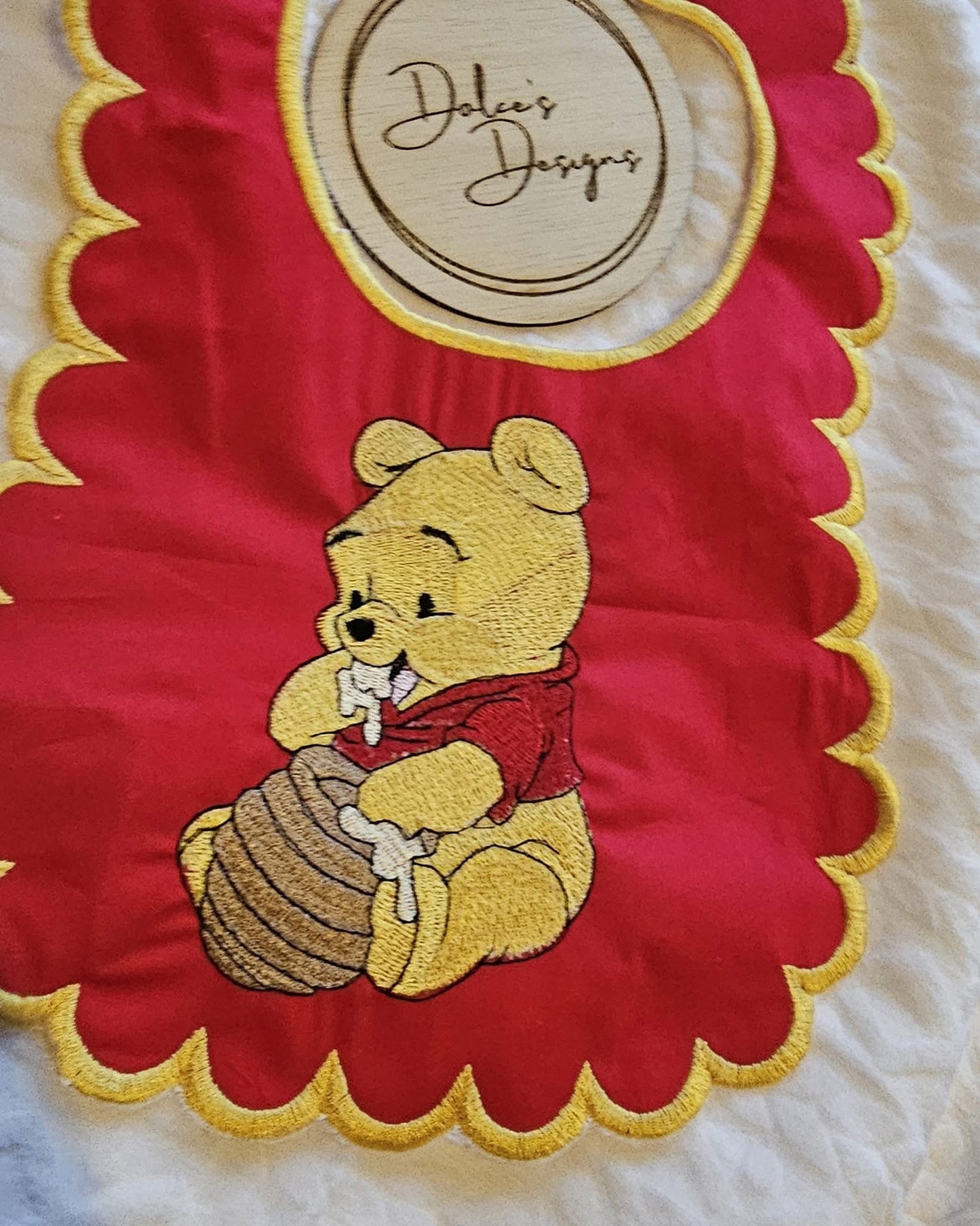 Winnie the Pooh Handmade bib
