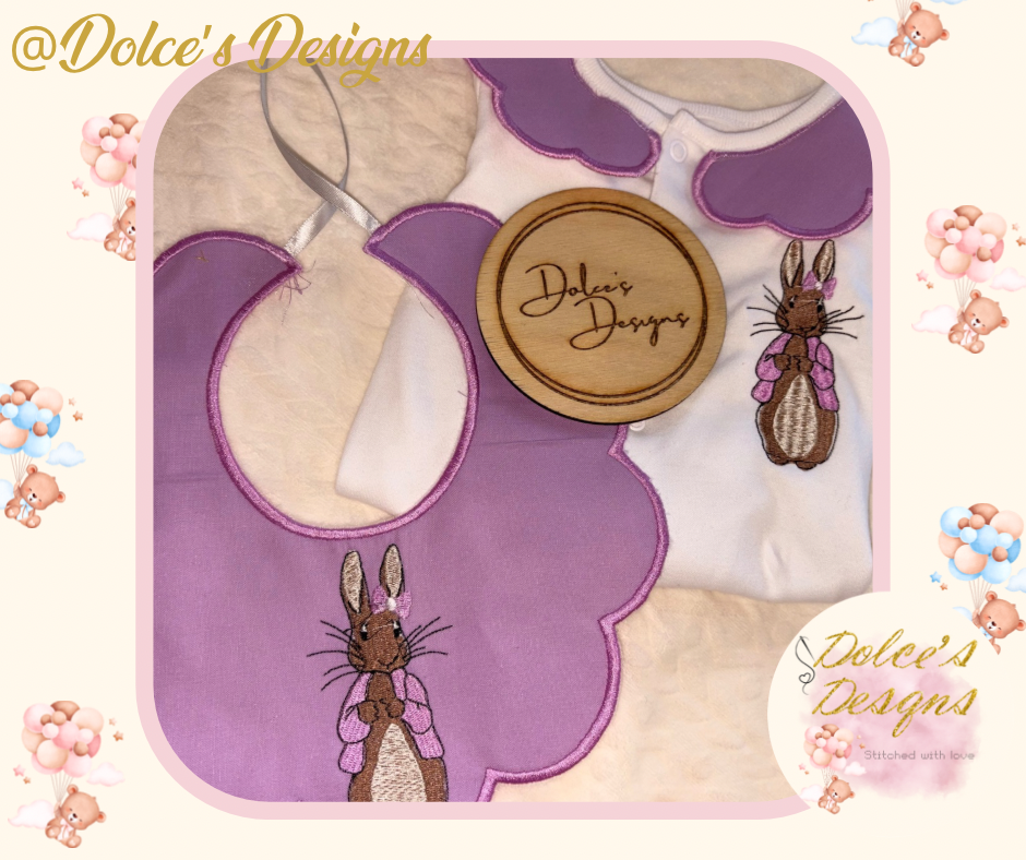 Flopsy Bunny Lilac Baby Set