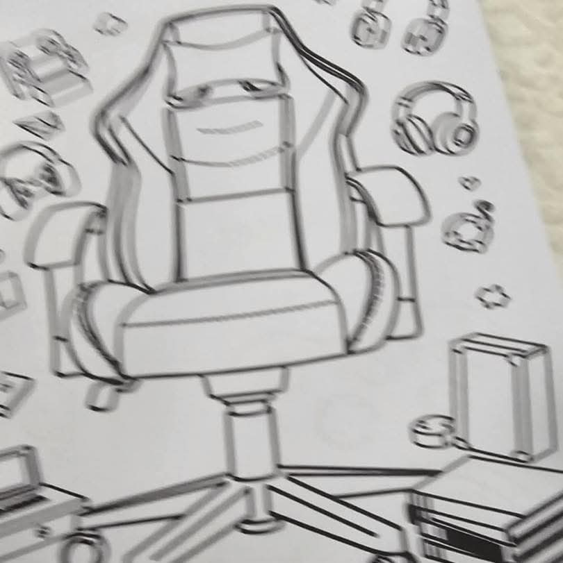 Gaming Consoles Colouring Book