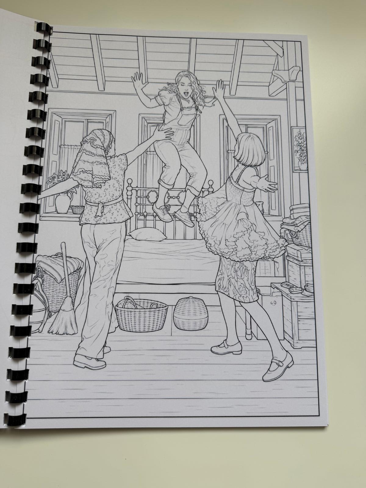 Mamma Mia Colouring Book | Musical Theatre Inspired Colouring Book | A4 Colouring Book Gift