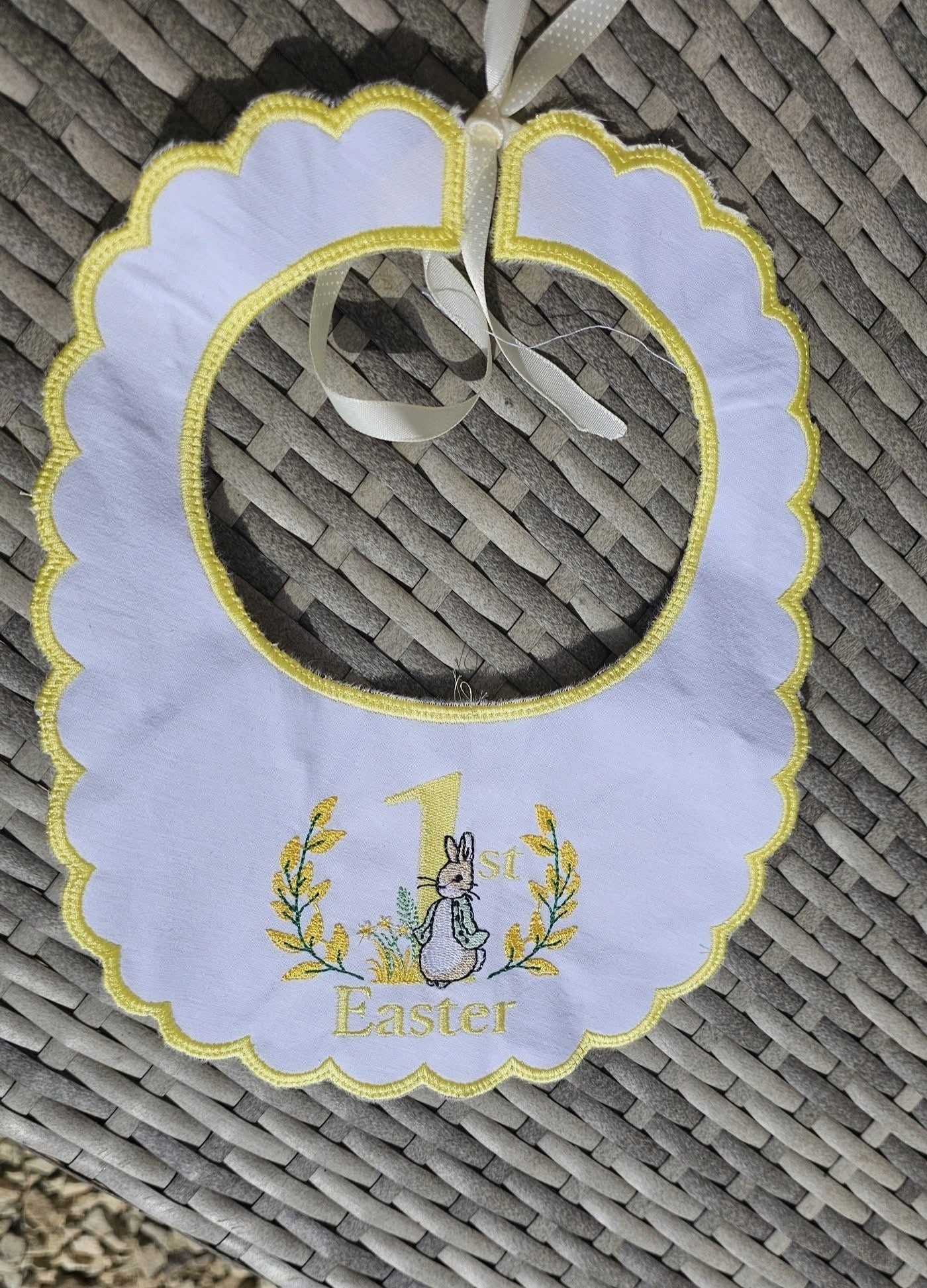 First Easter Handmade Bib