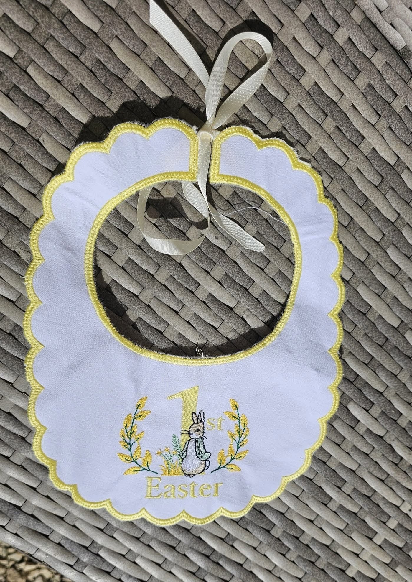 First Easter Handmade Bib