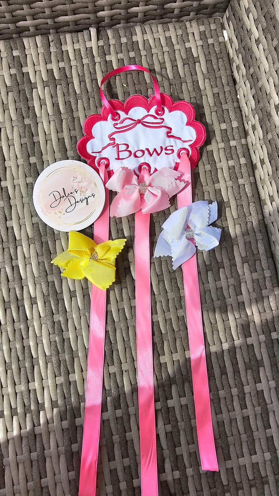 Hair bow holder