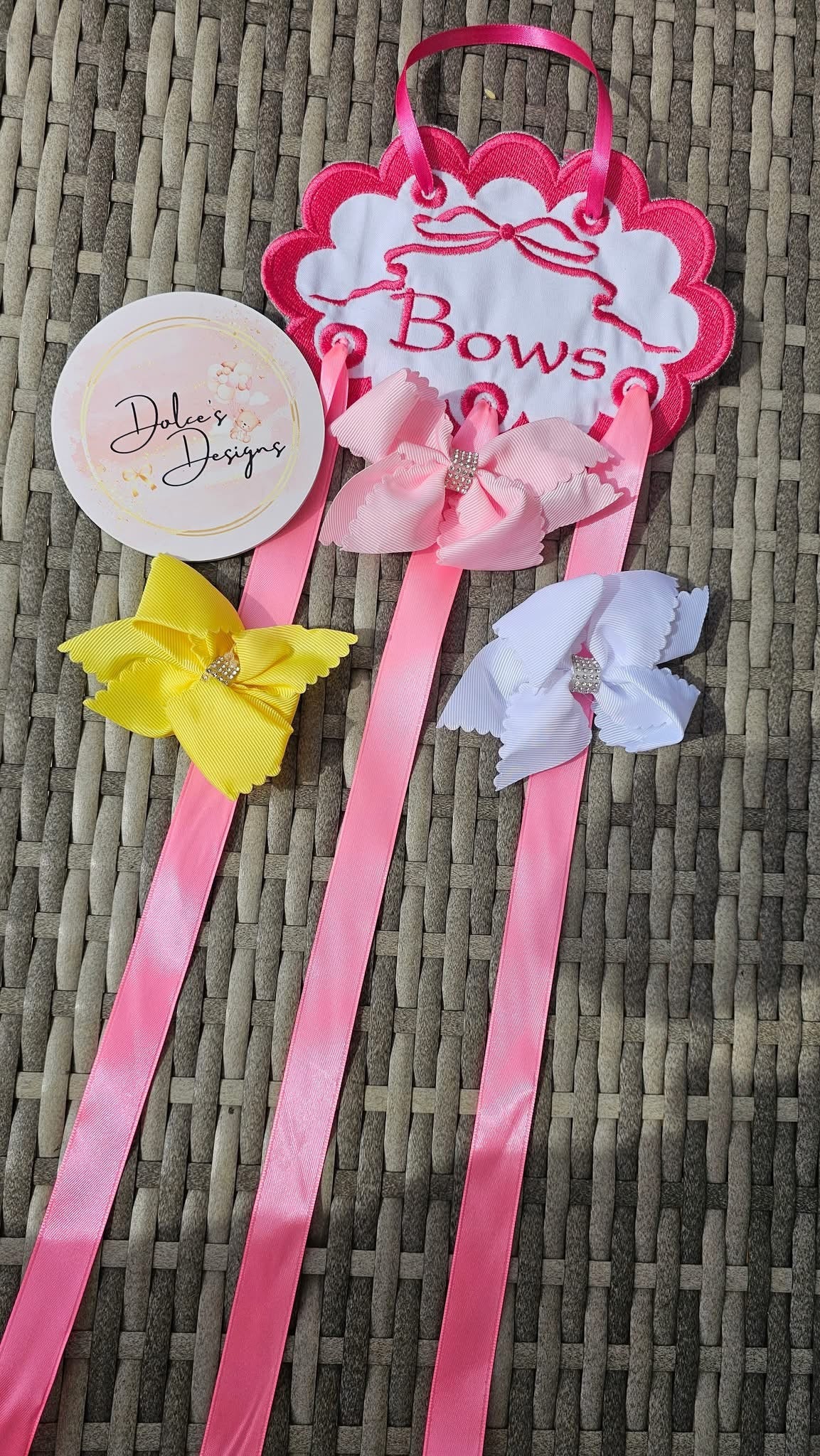 Hair bow holder