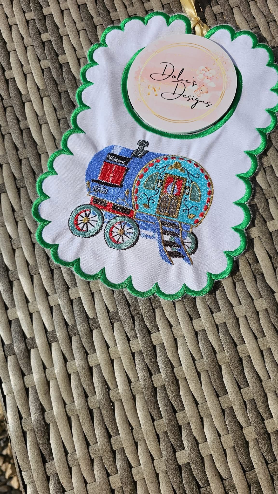 Gypsy Wagon Handmade Bib