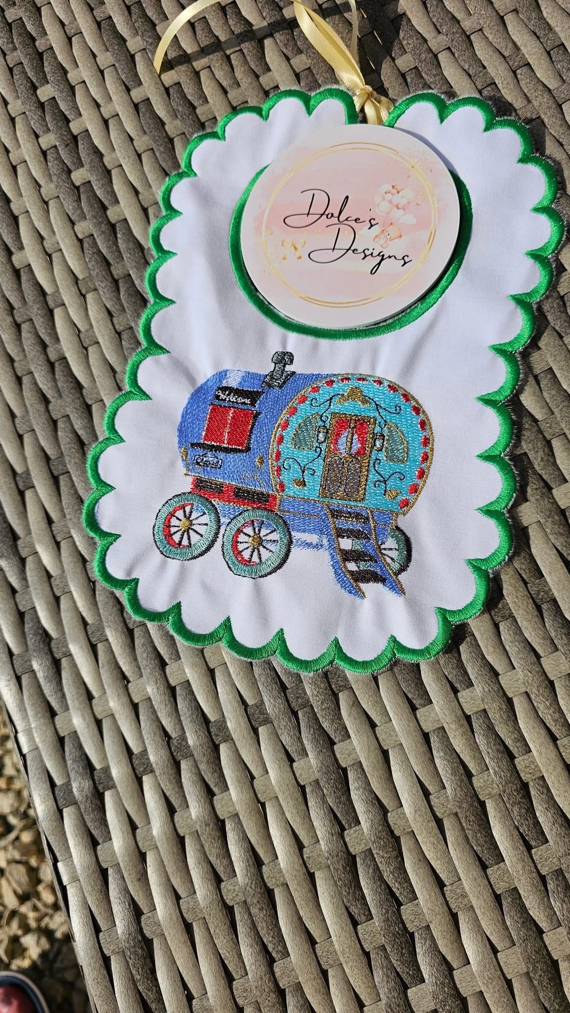 Gypsy Wagon Handmade Bib