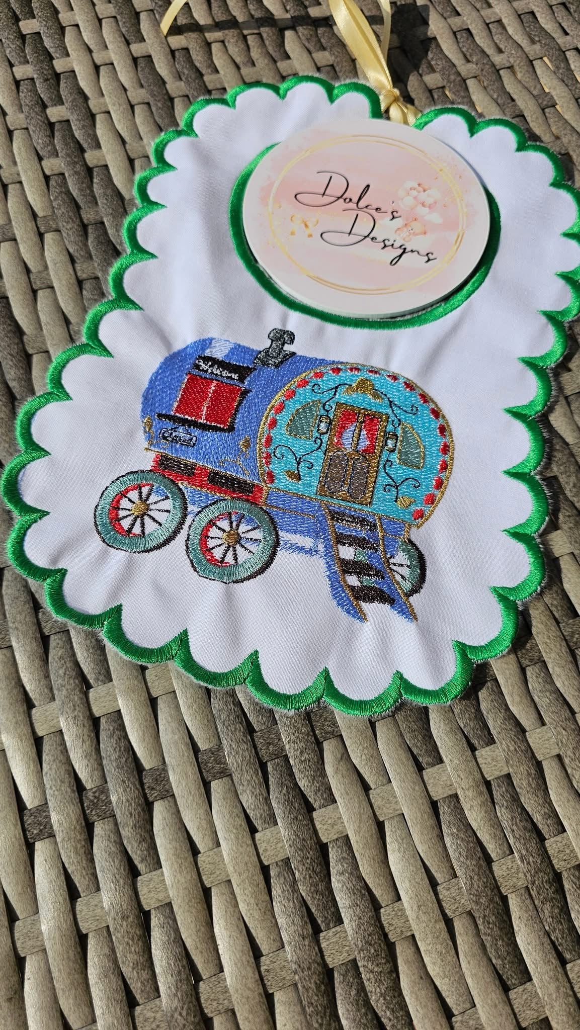 Gypsy Wagon Handmade Bib