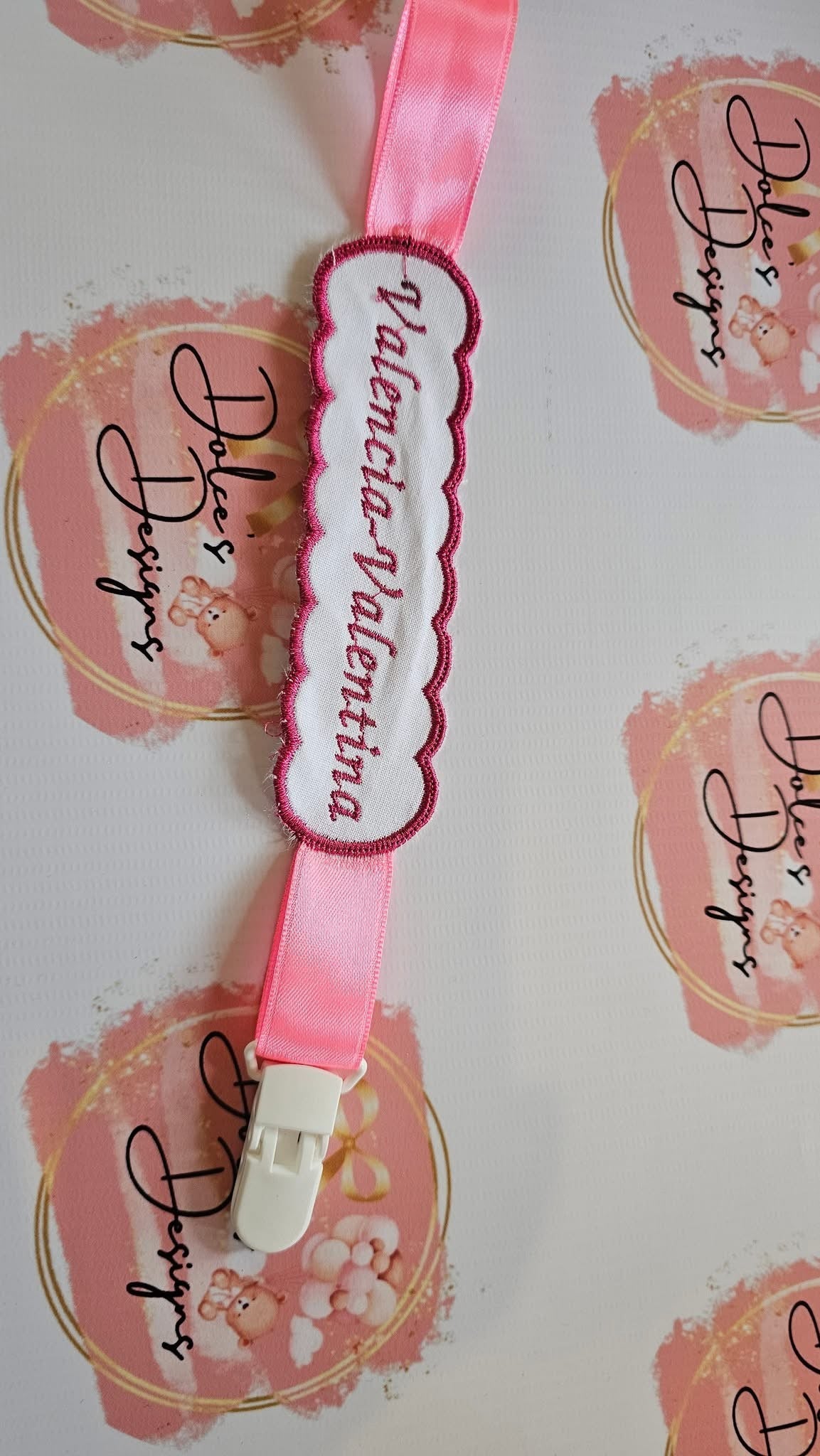 Personalised Dummy Clip
