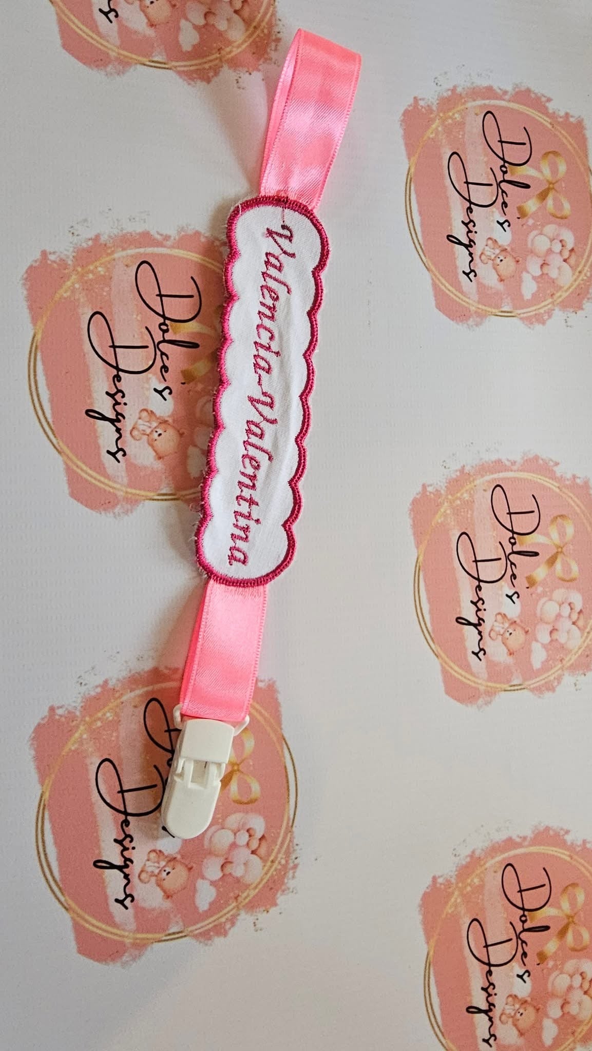 Personalised Dummy Clip