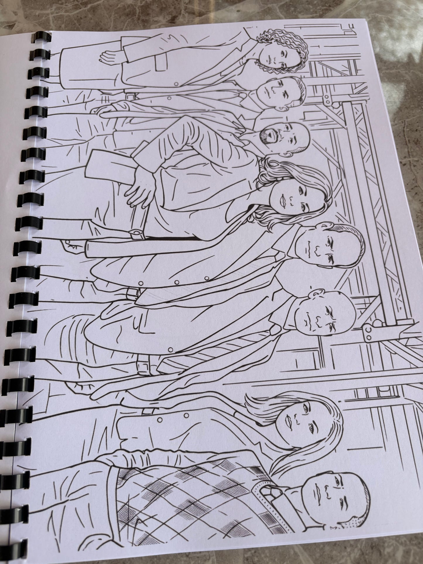 Law & Order Inspired Colouring Book