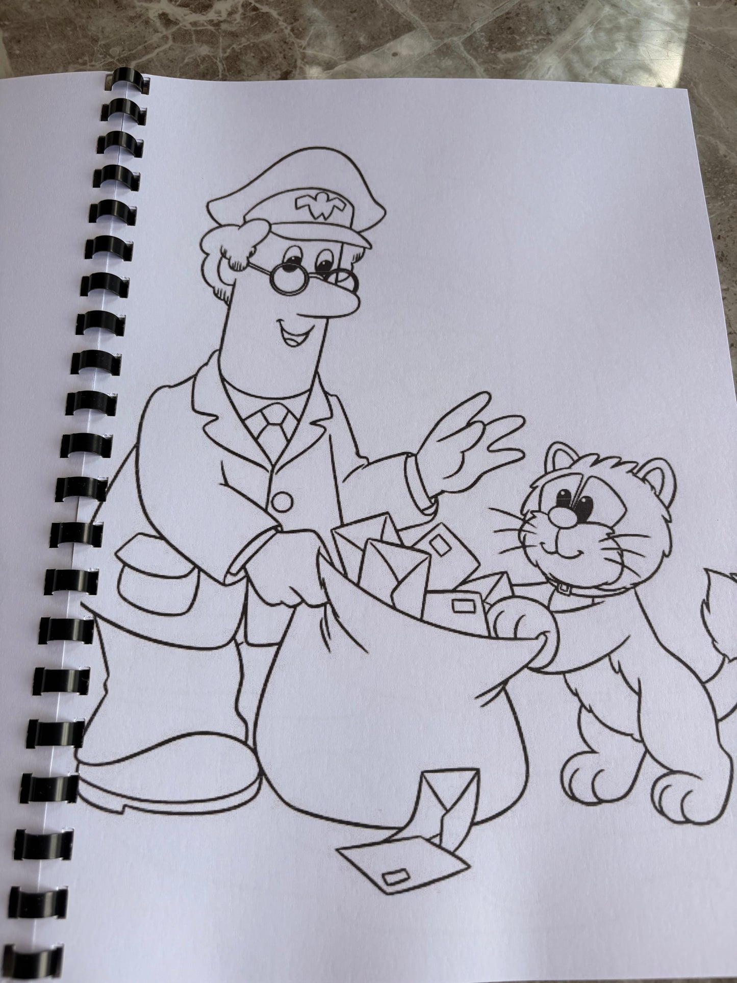 Postman Pat Inspired Colouring Book