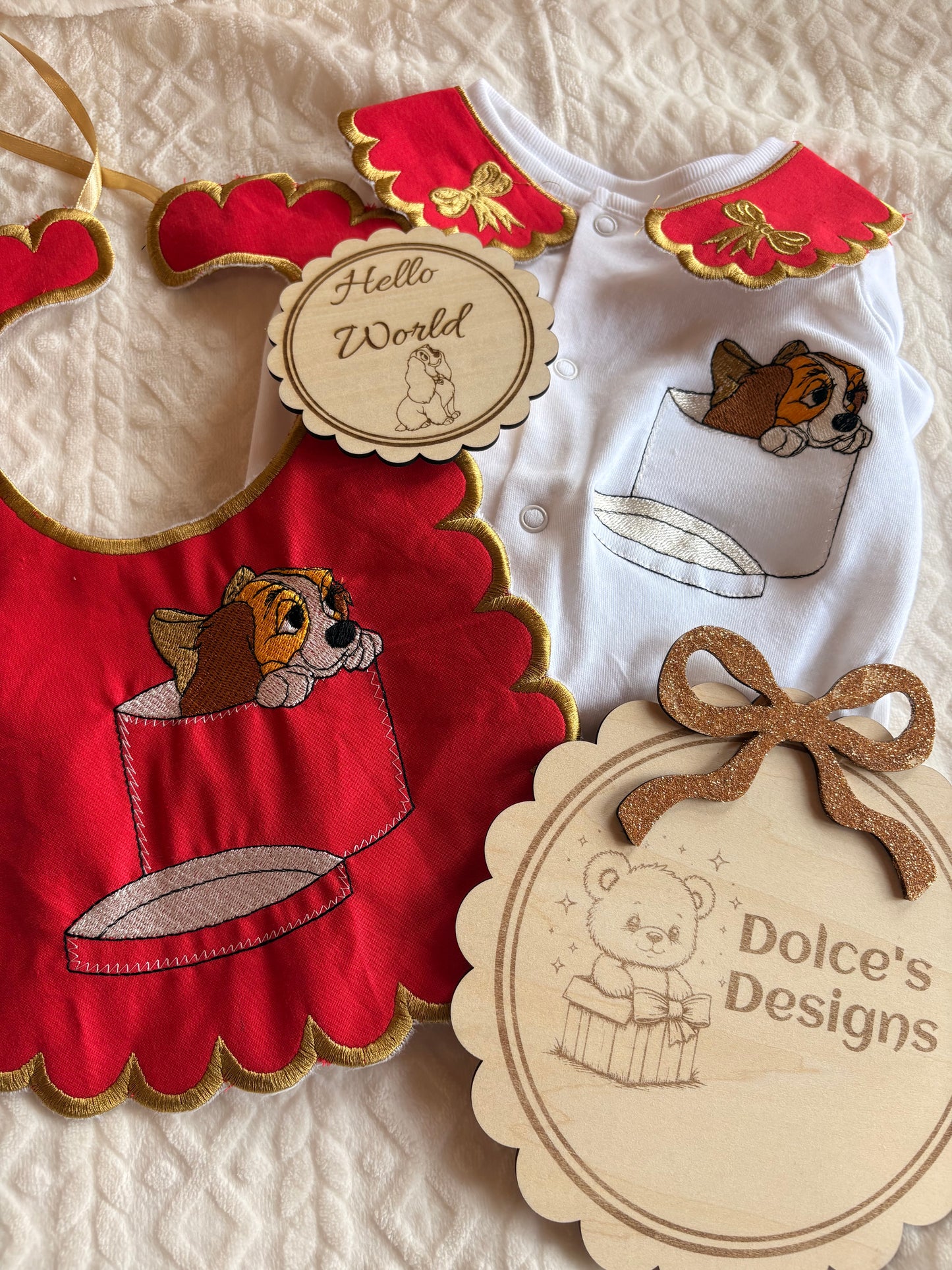 Personalised Hello World Baby Sign | Wooden Birth Announcement Photo Prop | Custom New Baby Plaque