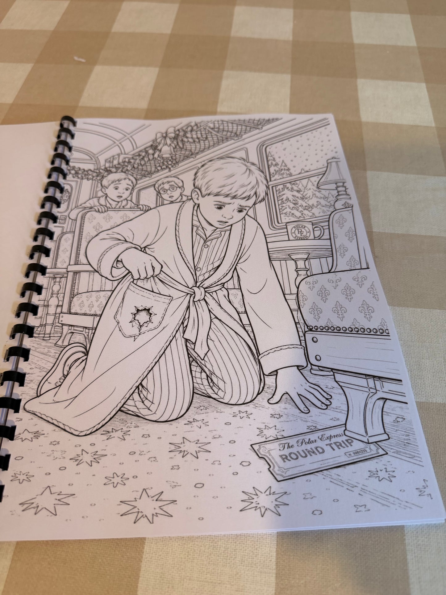 Polar Express Colouring Book | Christmas Movie Inspired Adult Colouring Book