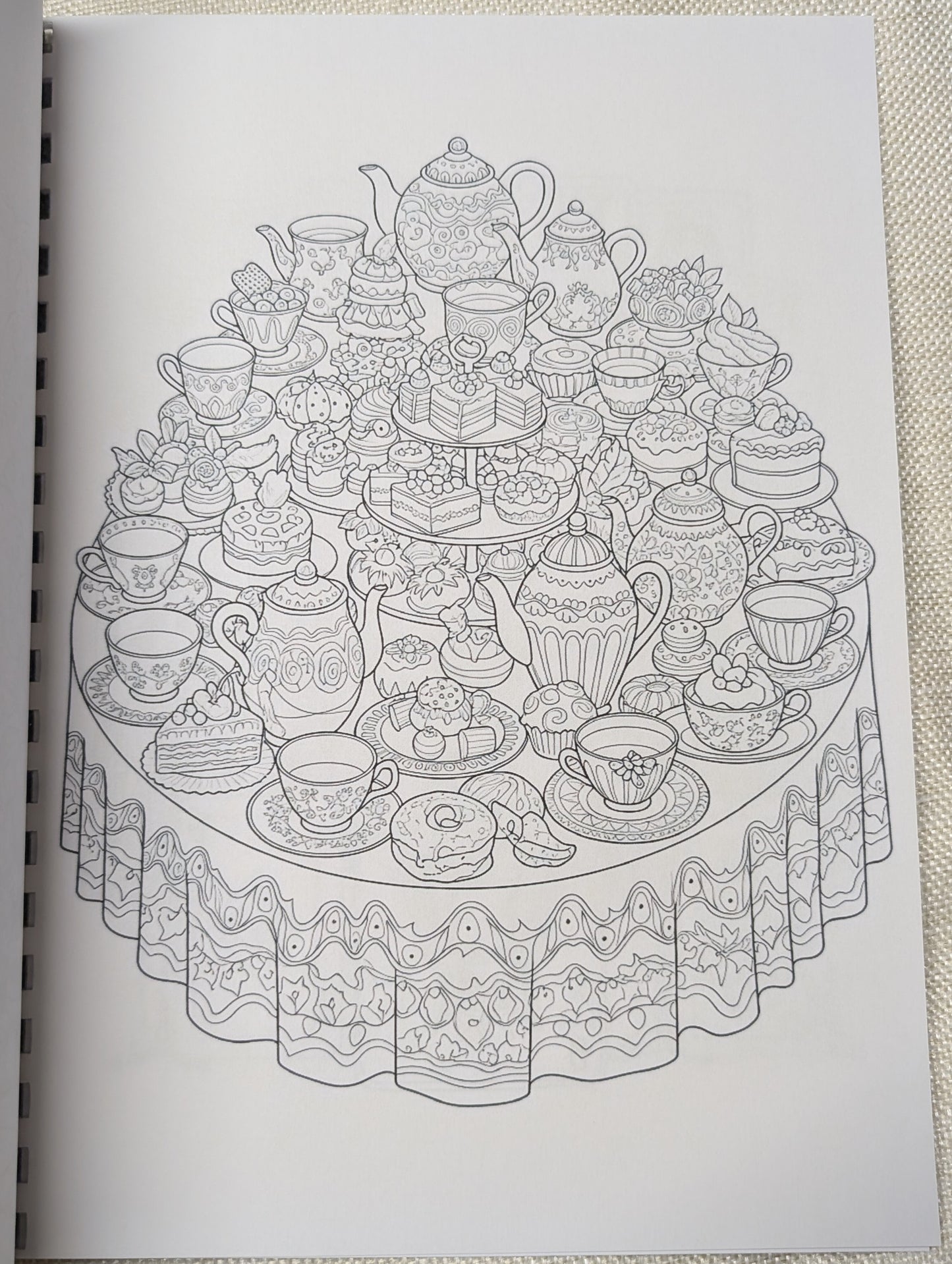 Alice in Wonderland Inspired Colouring Book