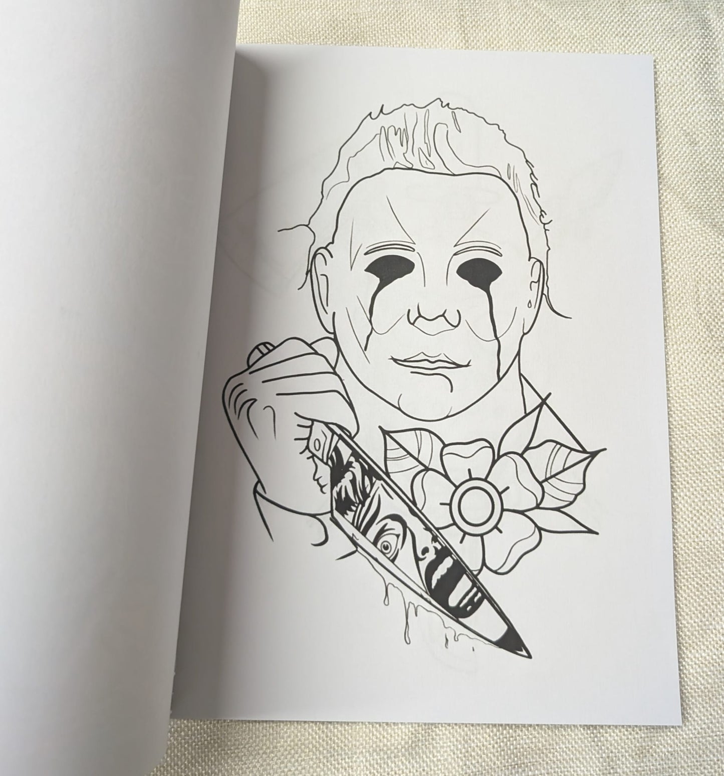 Horror Movies Colouring Book