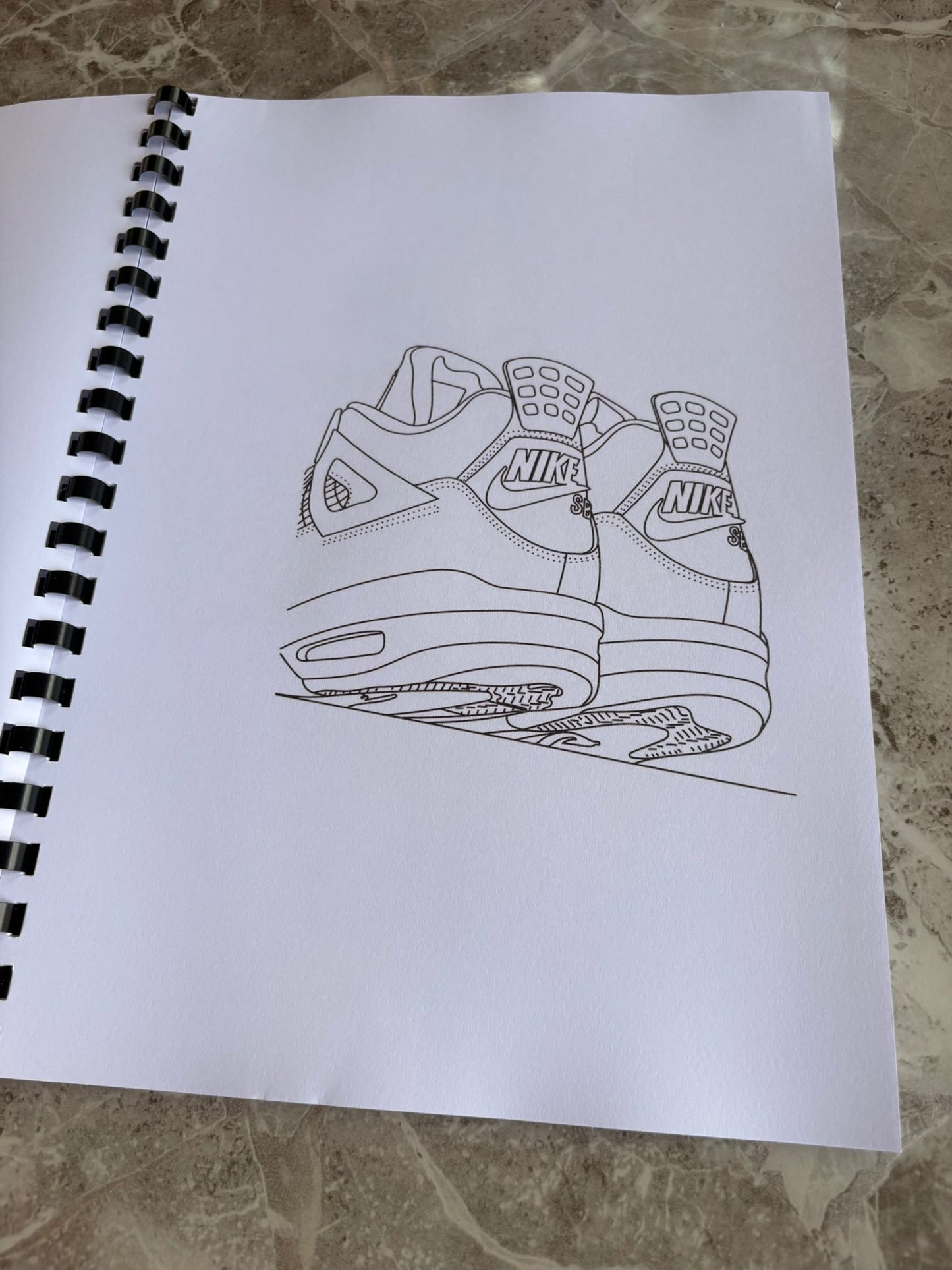Trainers Colouring Book