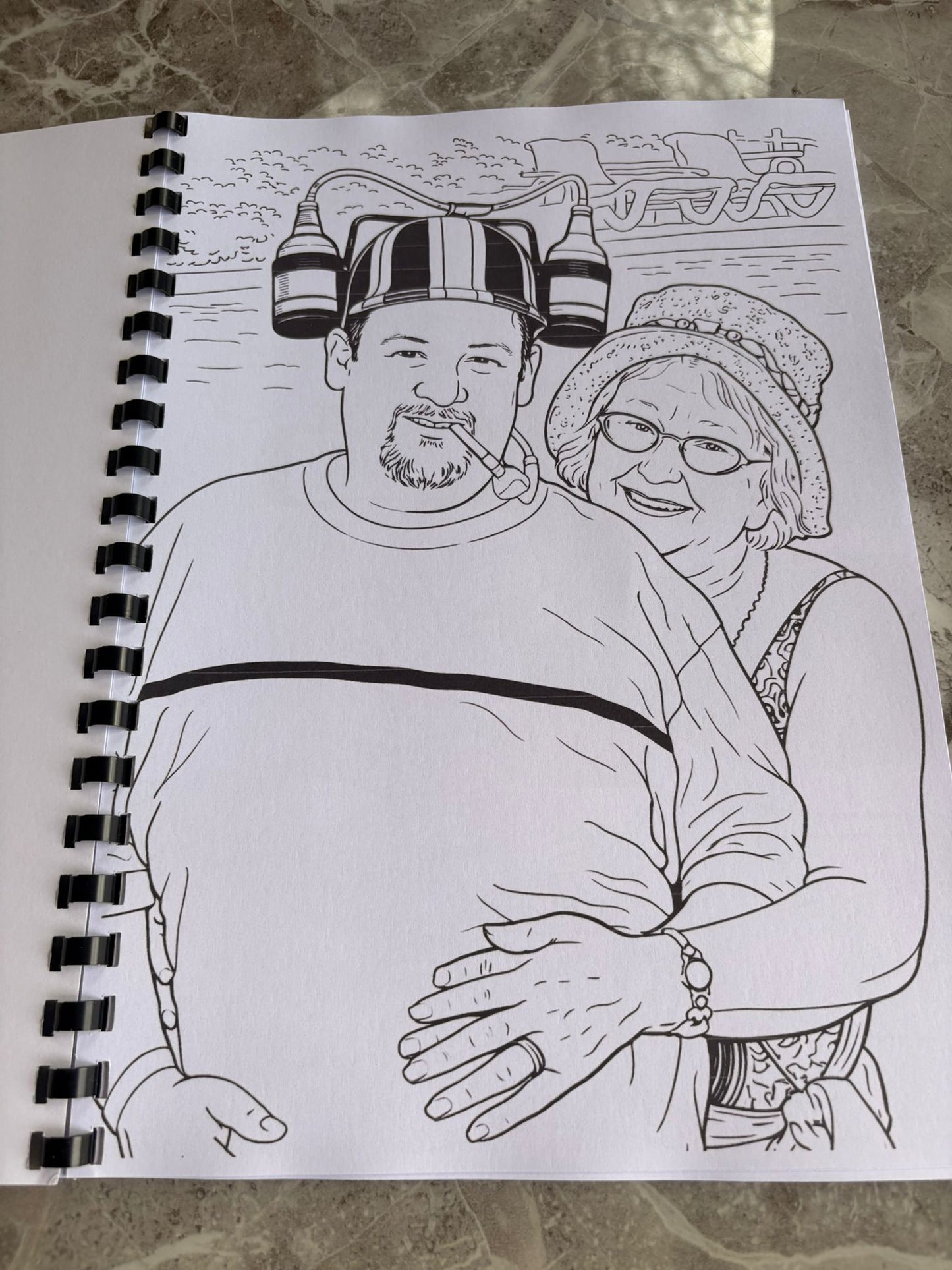 Benidorm Inspired Colouring Book