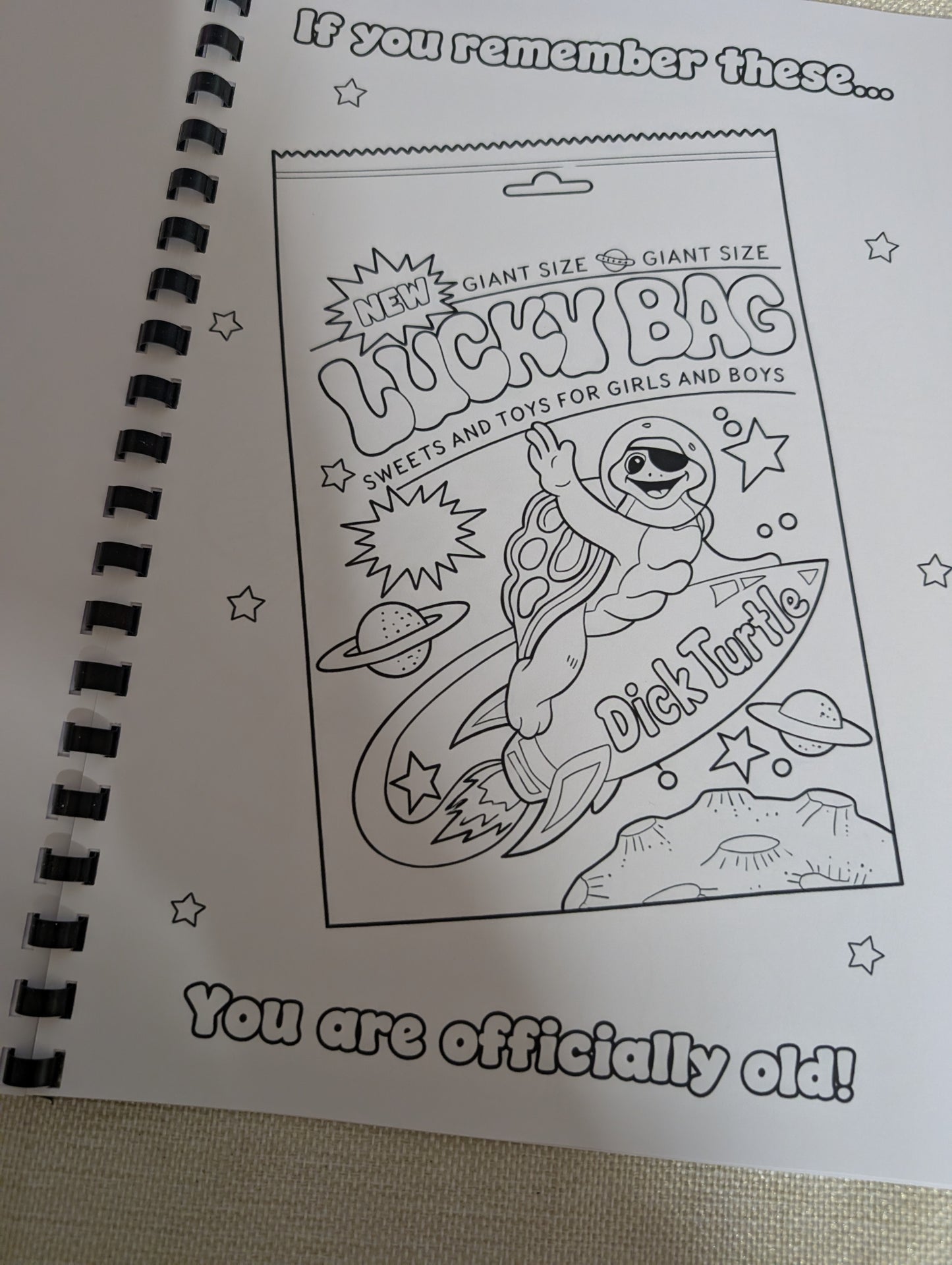 90s Nostalgia Colouring Book
