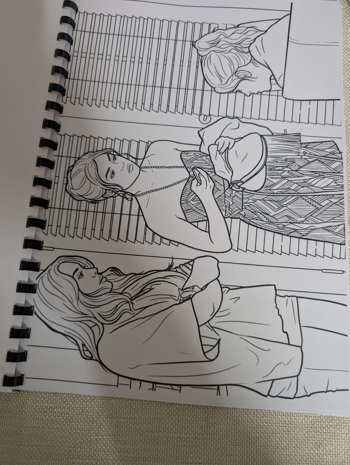 Pretty Little Liars Inspired Colouring Book | PLL Fan Colouring Book | A4 TV Series Colouring Book