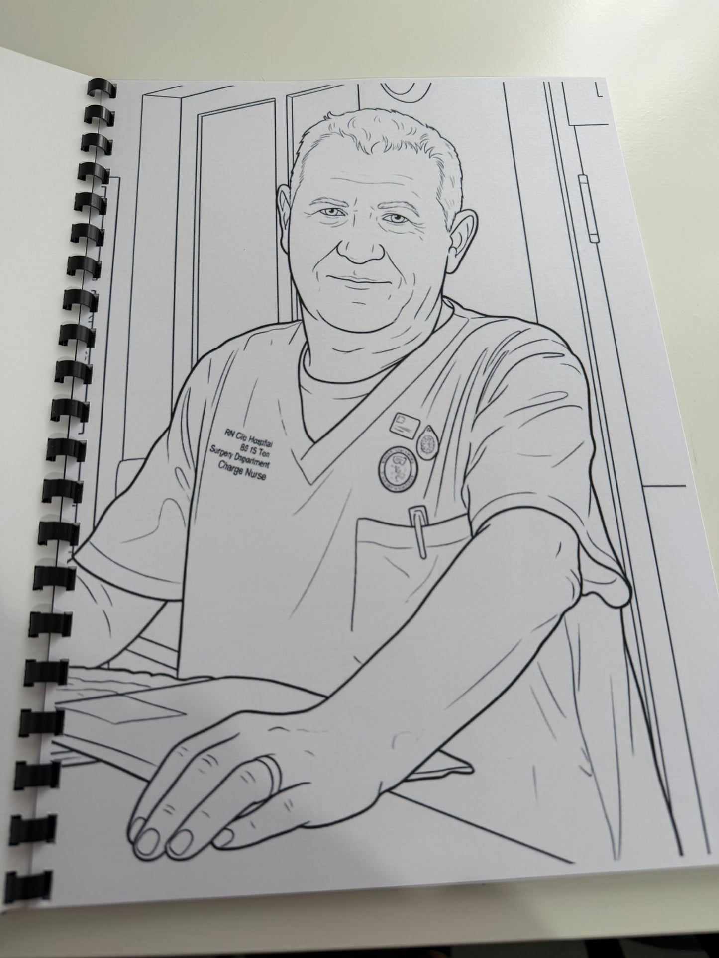 Casualty Inspired Colouring Book | Medical Drama TV Colouring Book | A4 Fan Colouring Book