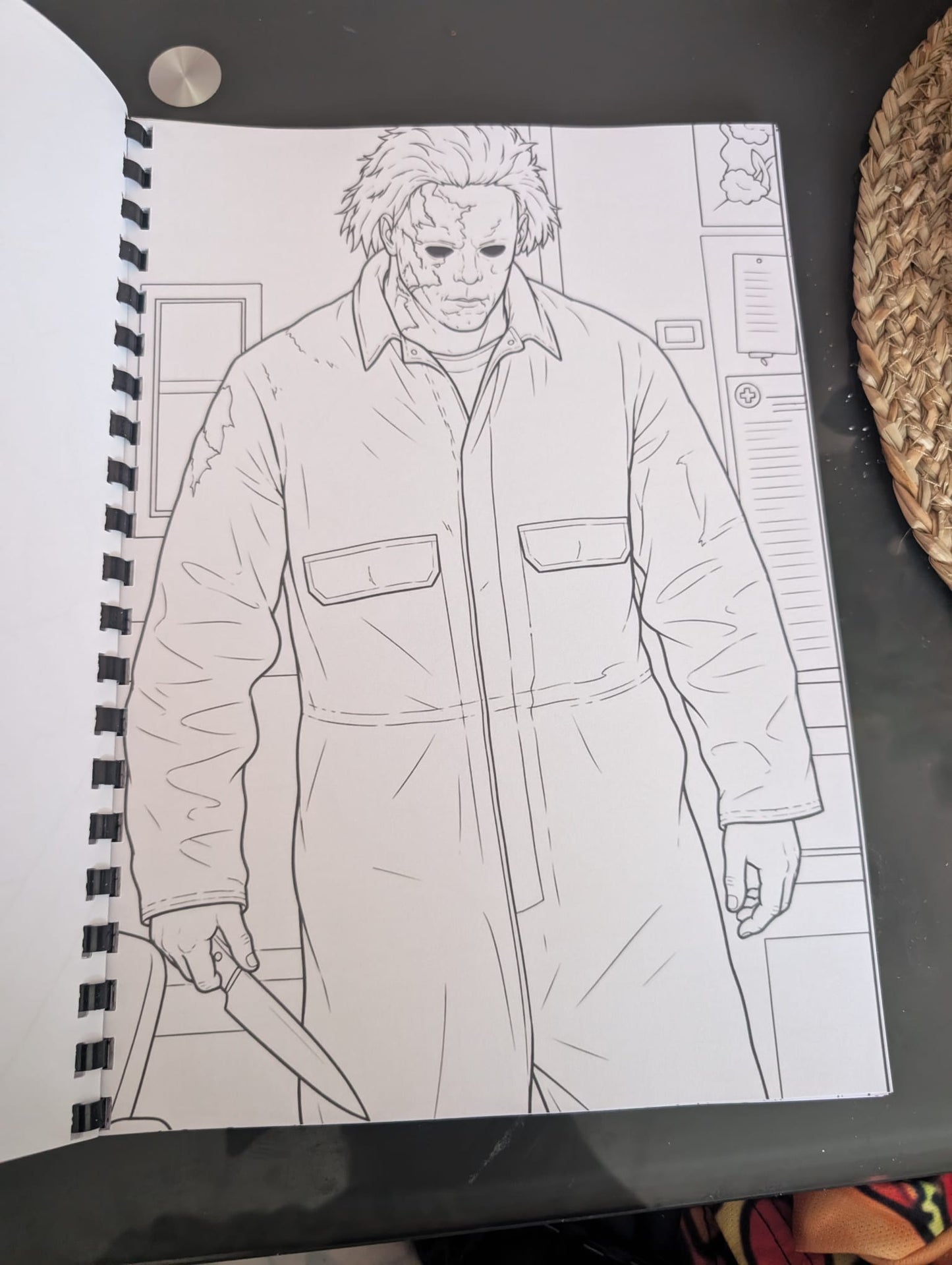 Halloween Horror Inspired Colouring Book