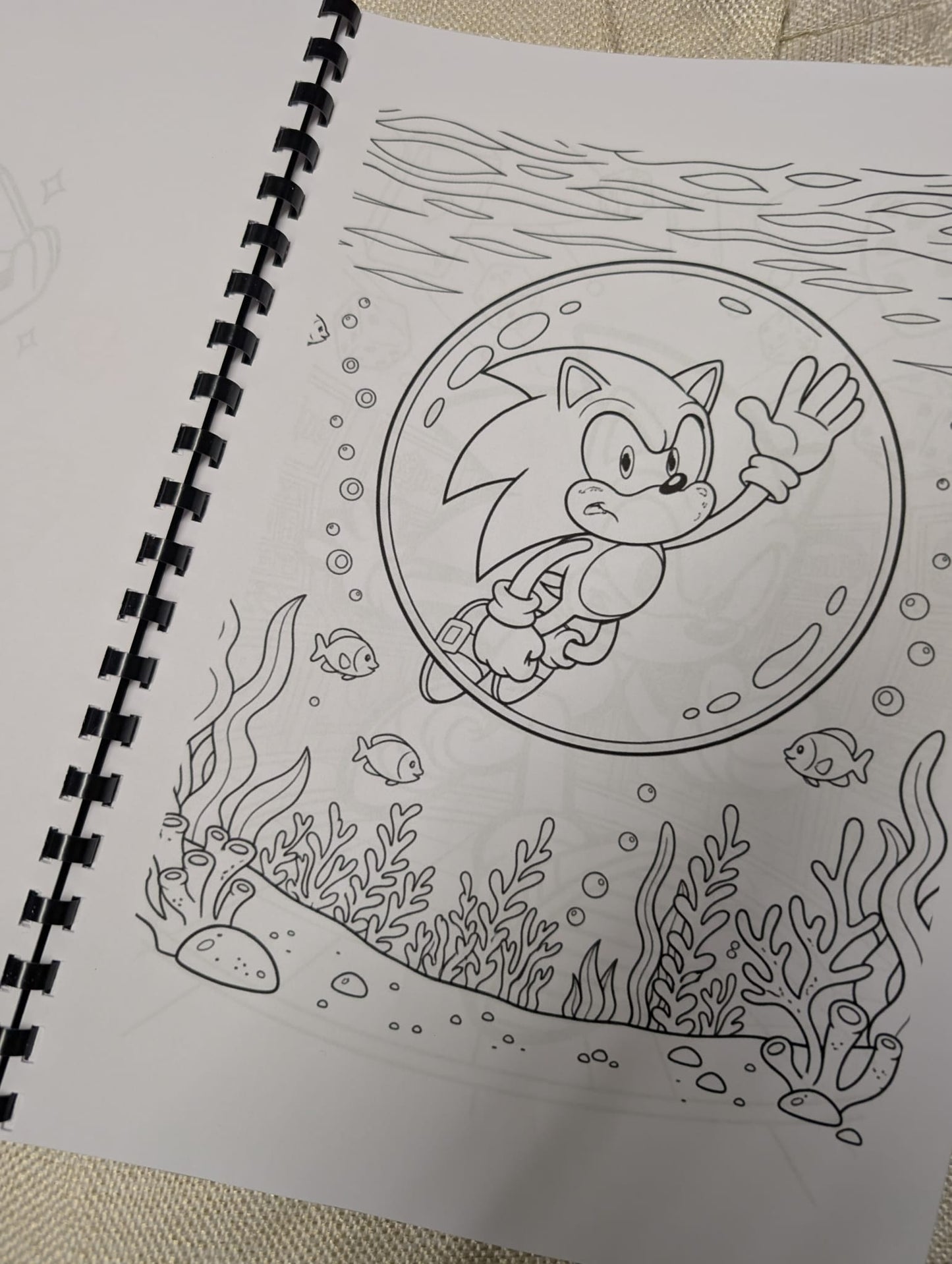 Speedy Hedgehog Colouring Book A4 | Fun Cartoon Colouring Book for Kids & Adults | 20+ Pages | Printed in UK