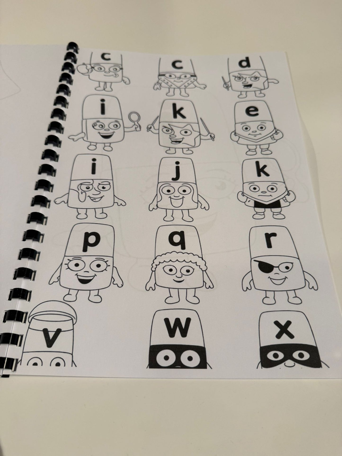 Alphabet Learning Colouring Book