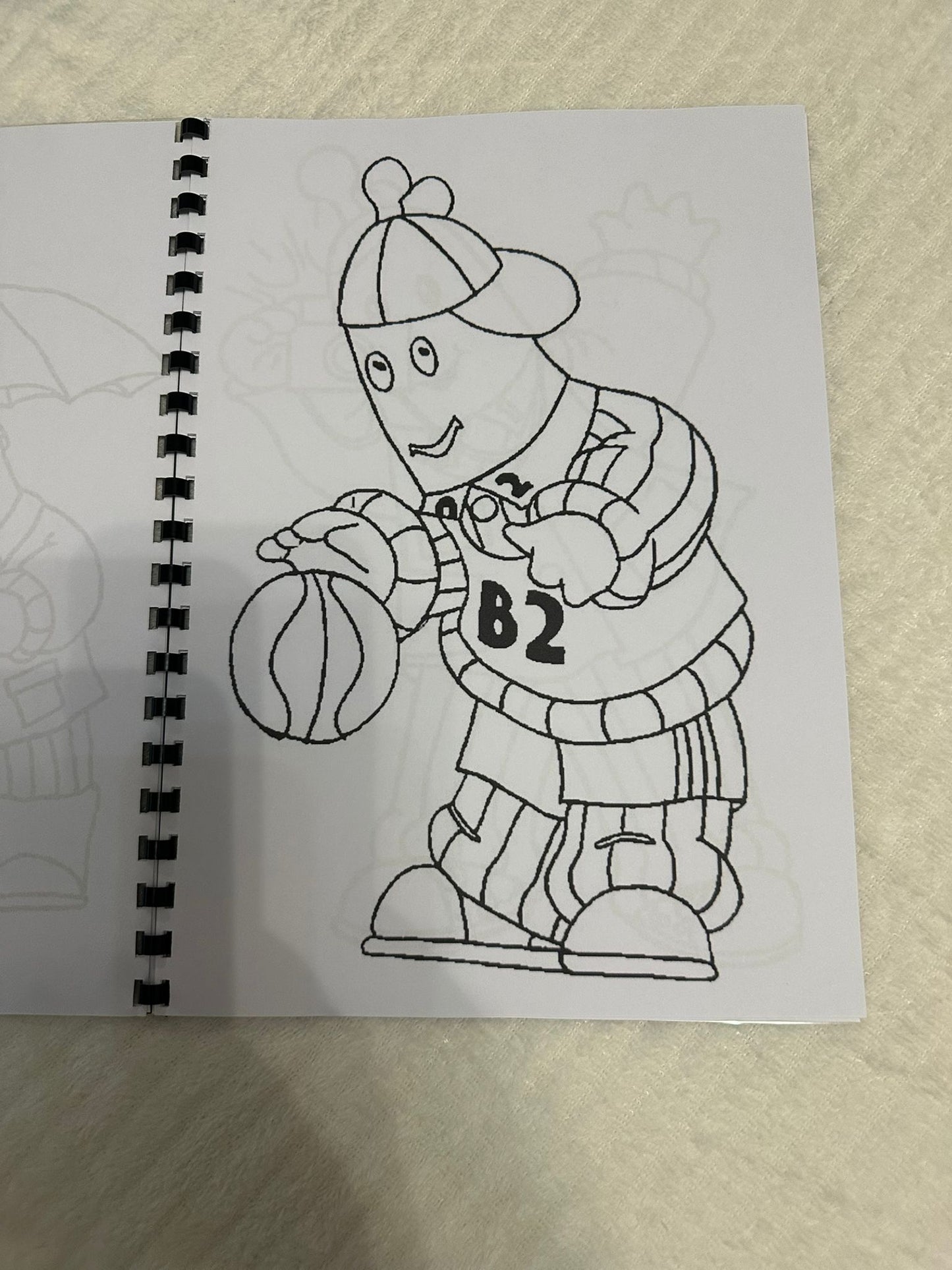 Striped Banana Friends Colouring Book
