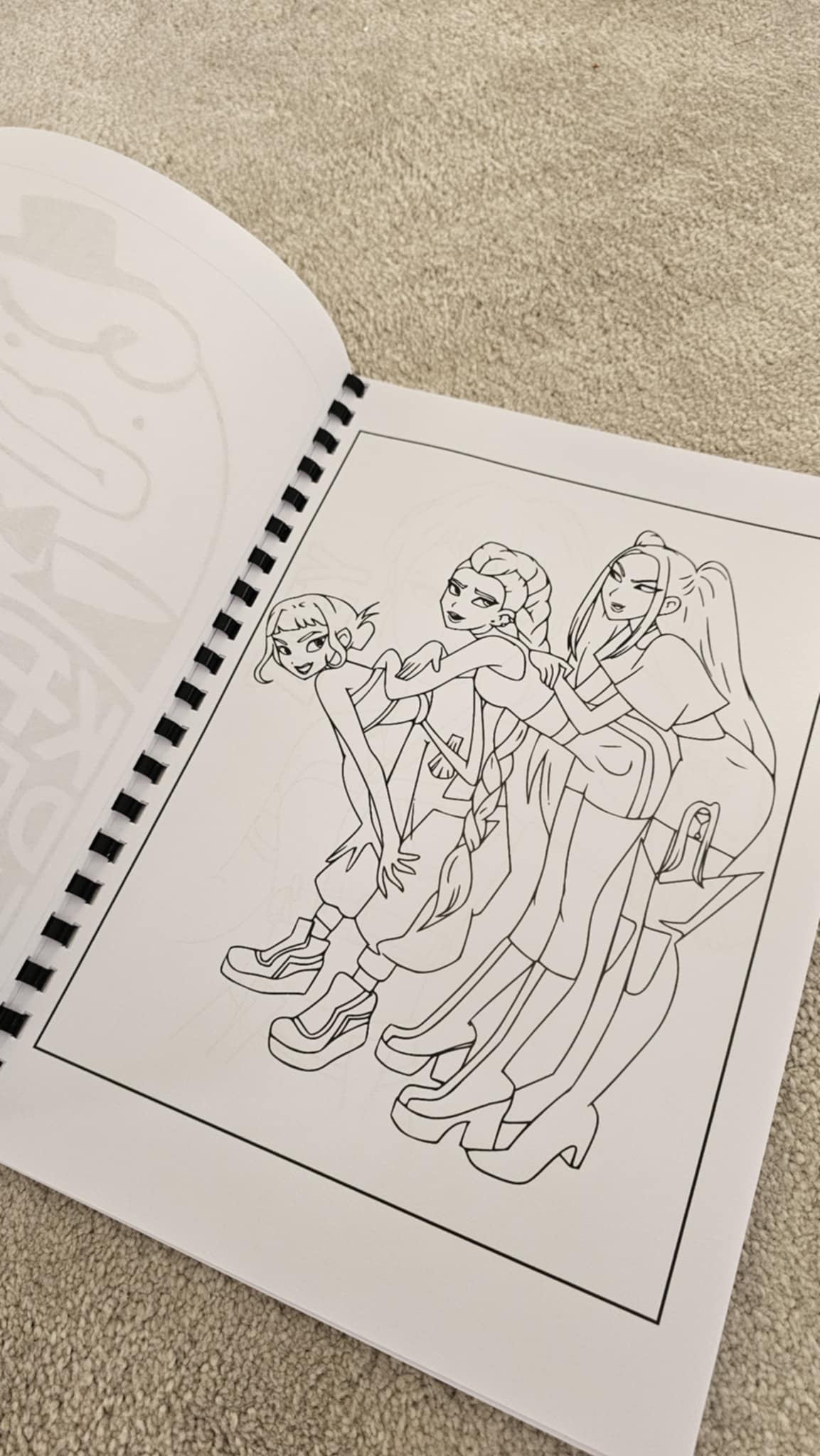 K Pop Colouring Book