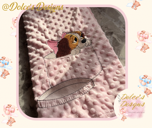 Lady Baby Blanket – Soft Minky Baby Blanket | Matching Baby Set Available