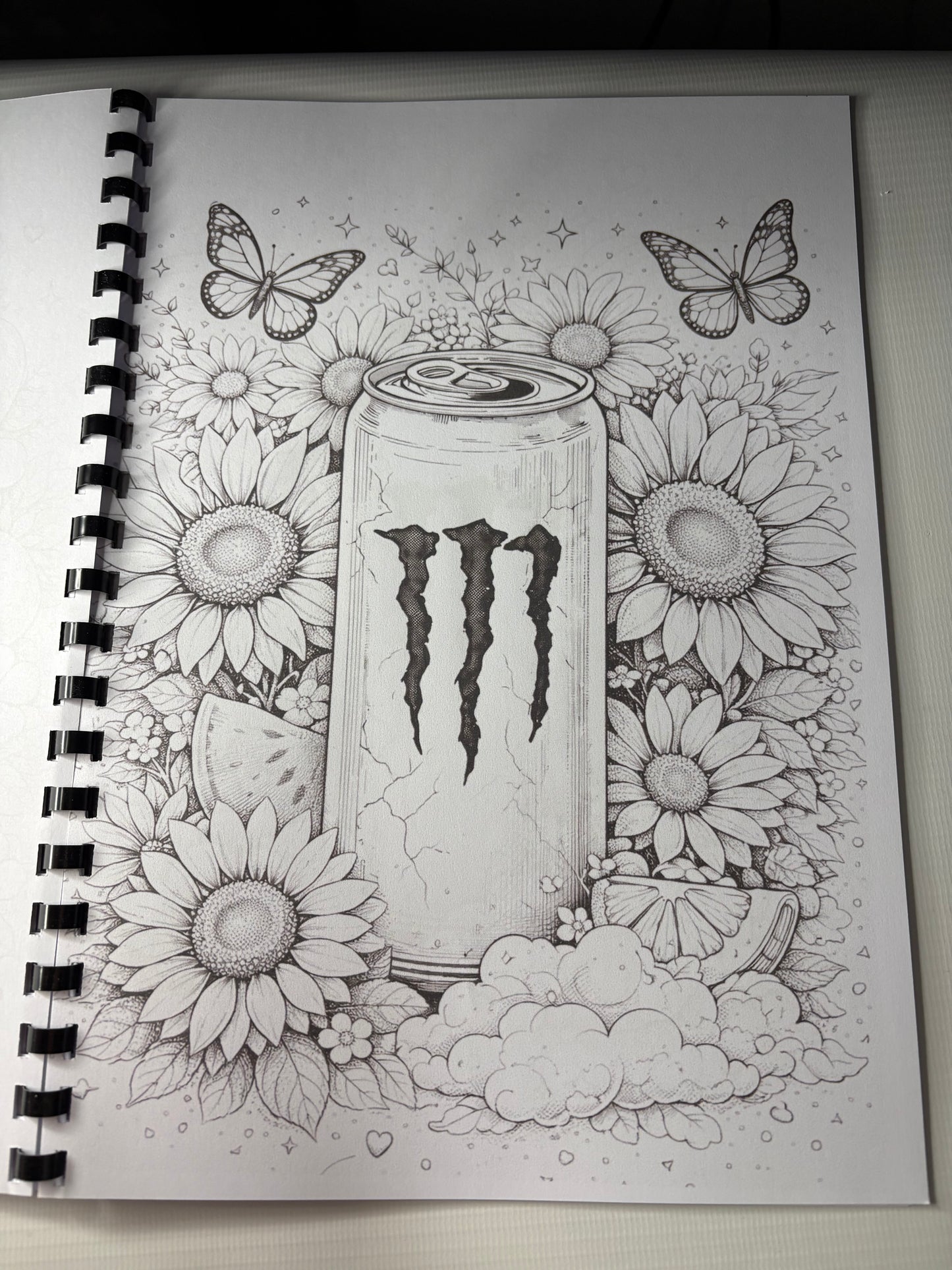 Monster Energy Colouring Book