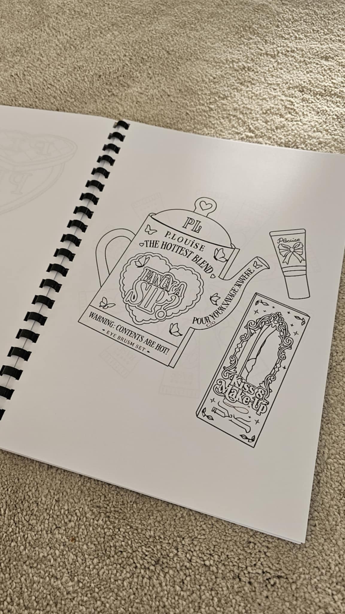 P Louise Colouring Book