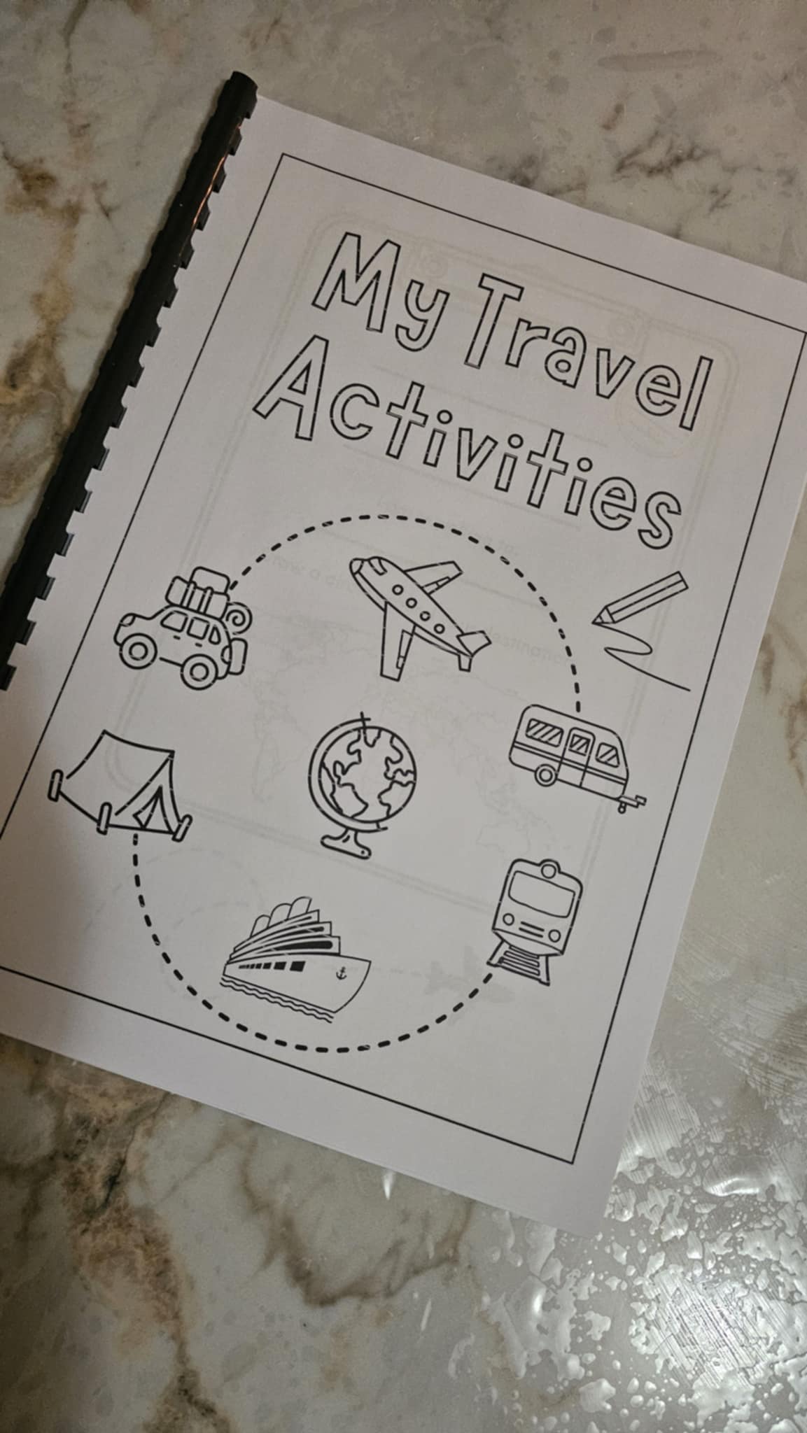 Travel / Holiday Activity book