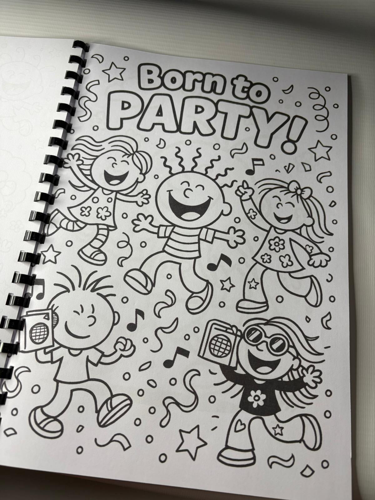Bubblegum colouring Book 90s Fun