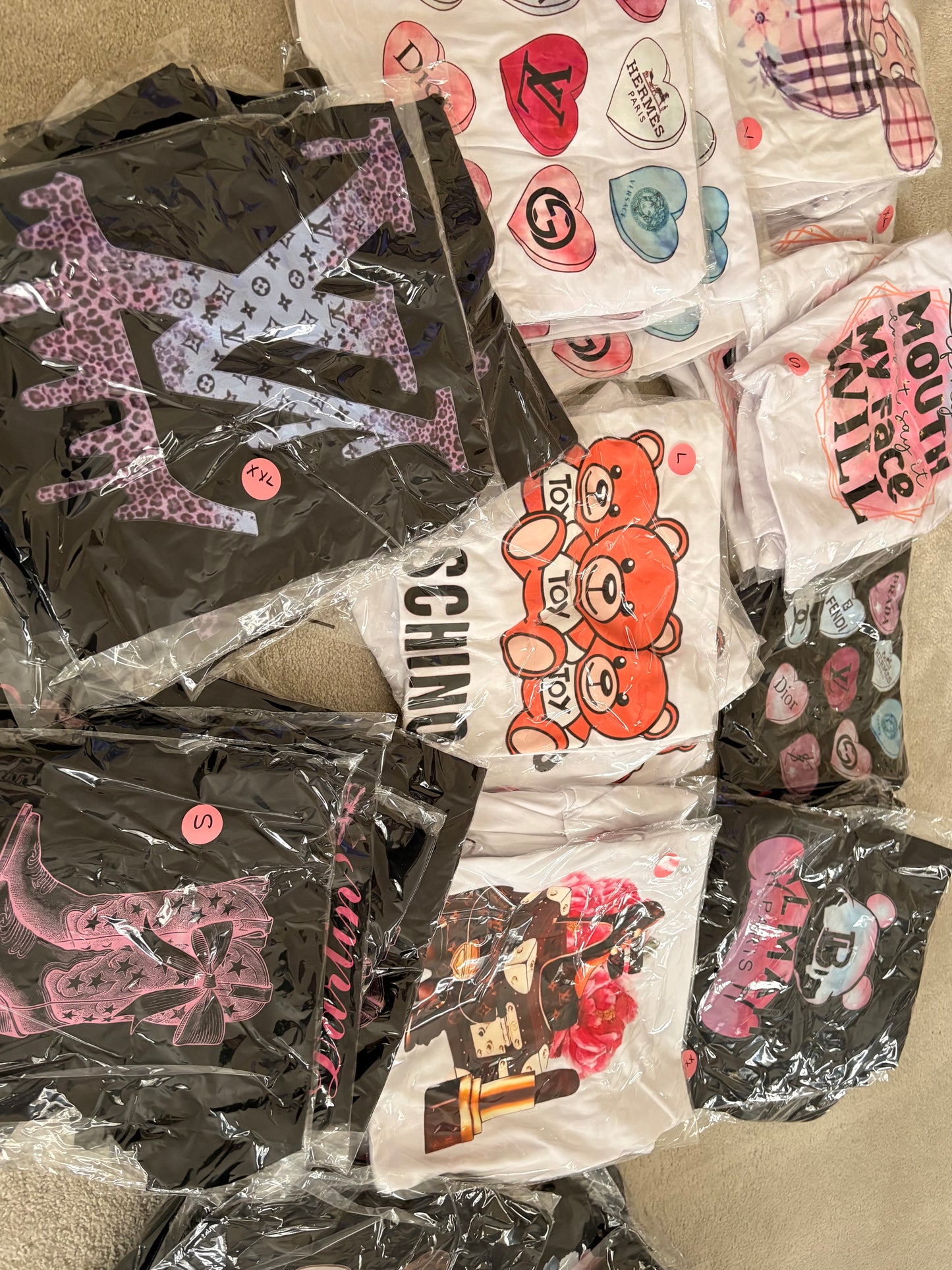 Clearance Printed Women’s T-Shirts – Various Designs (Limited Stock)