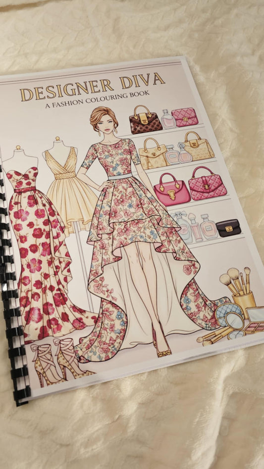 Designer Fashion Colouring Book